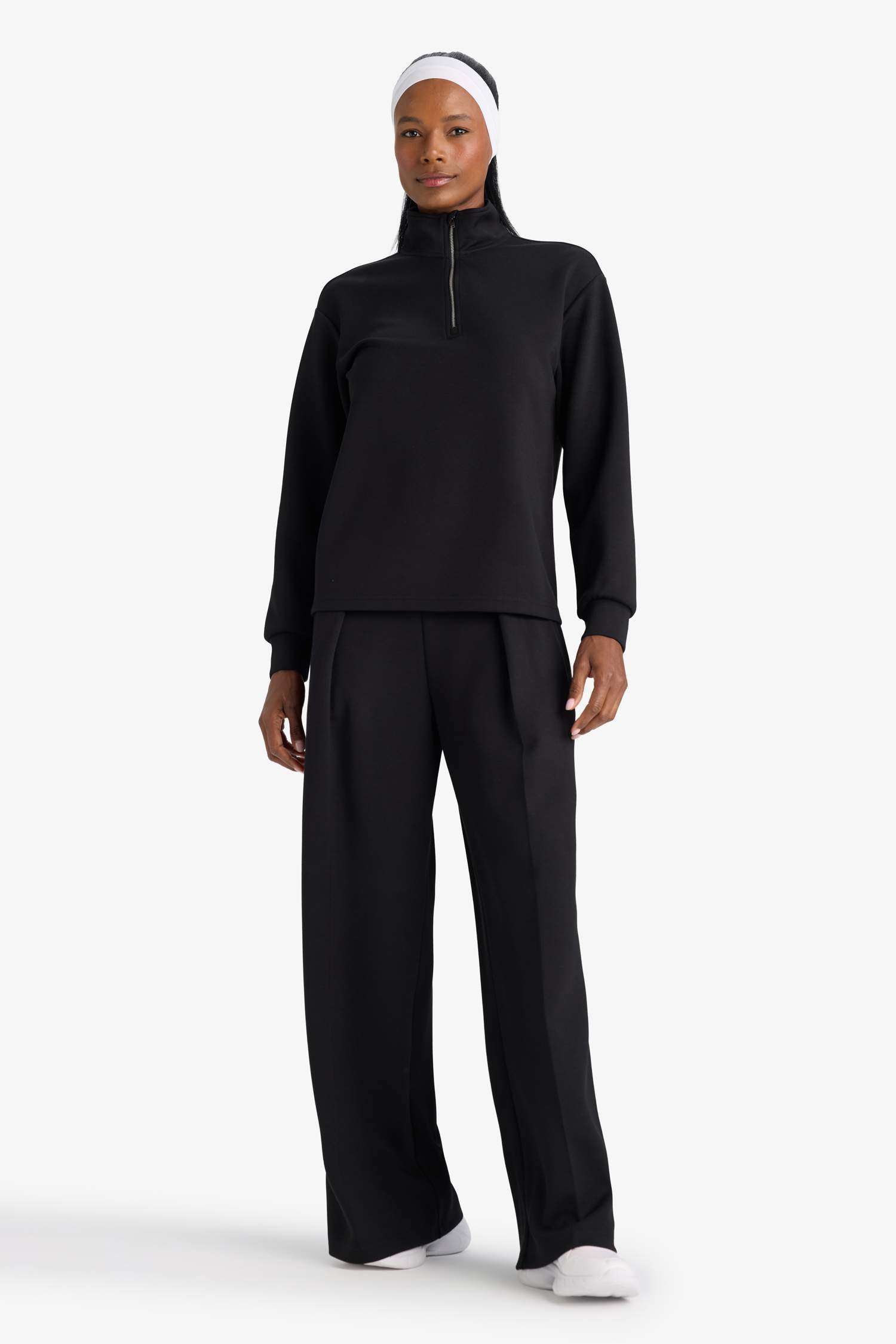 Wide Leg Geniş Paça Standart Boy Modal Eşofman Alt