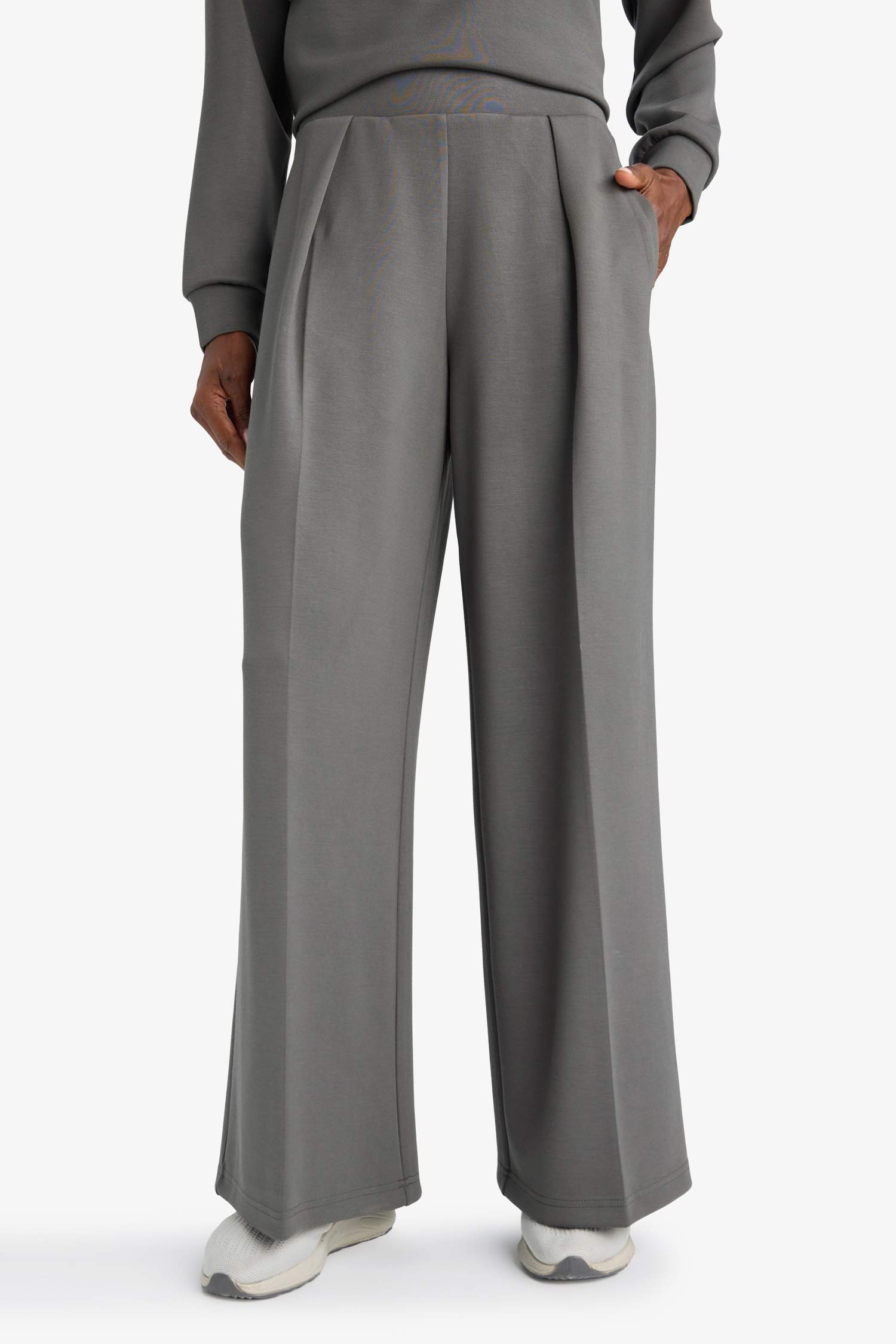 Wide Leg Geniş Paça Standart Boy Modal Eşofman Altı