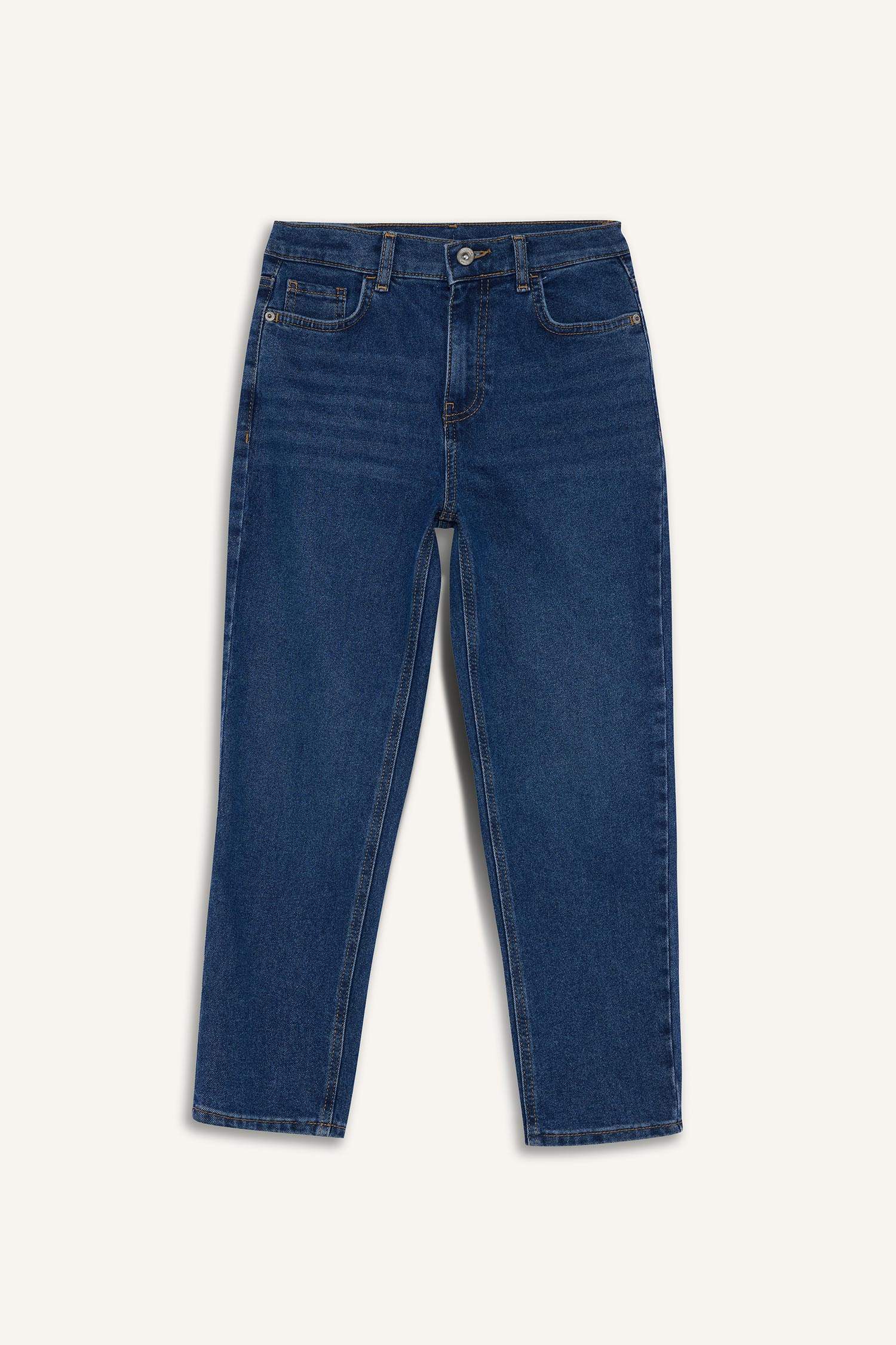 Erkek Çocuk Straight Fit Düz Paça Jean Pantolon