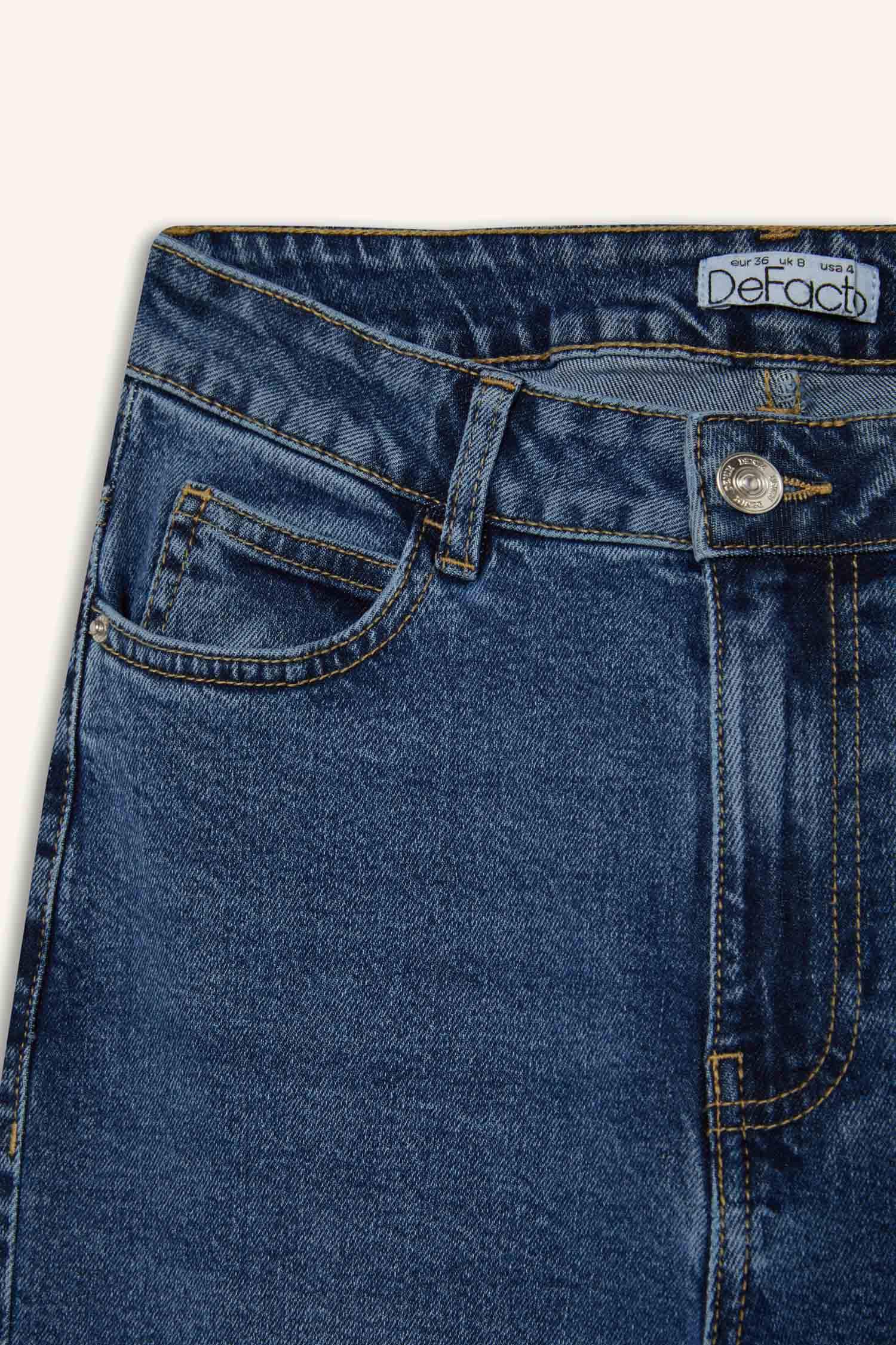 Comfort Straight High Waist Straight Leg Long Jeans