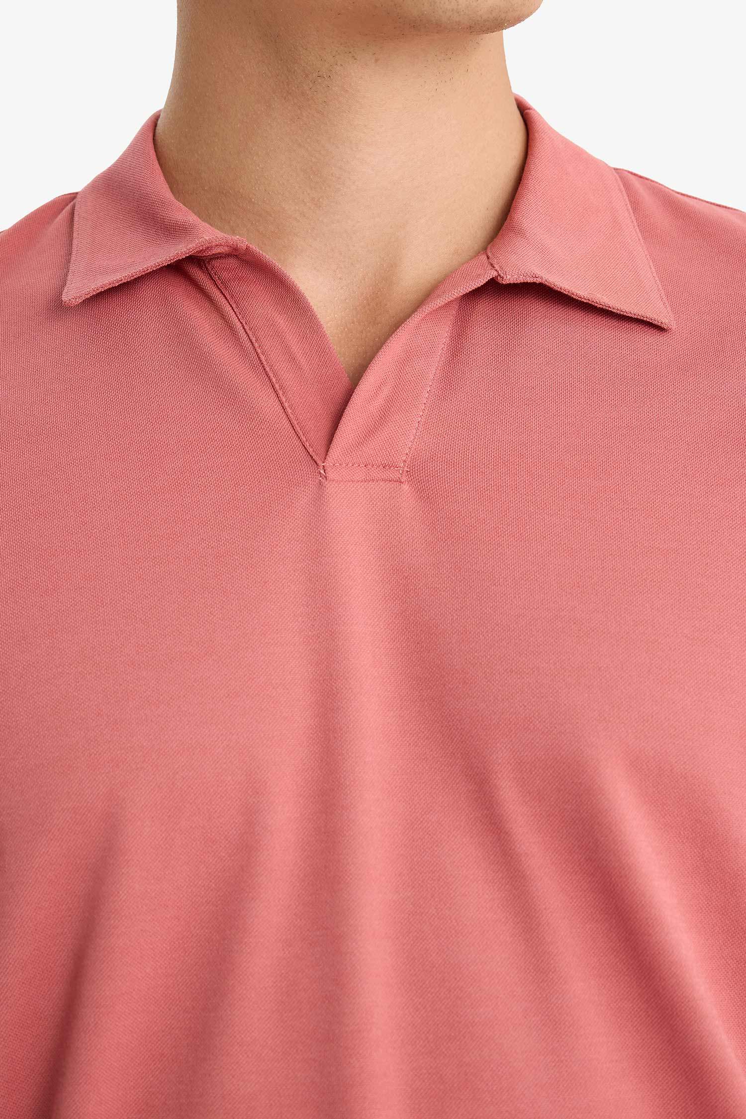 Regular Fit Resort Neck Polo T-Shirt