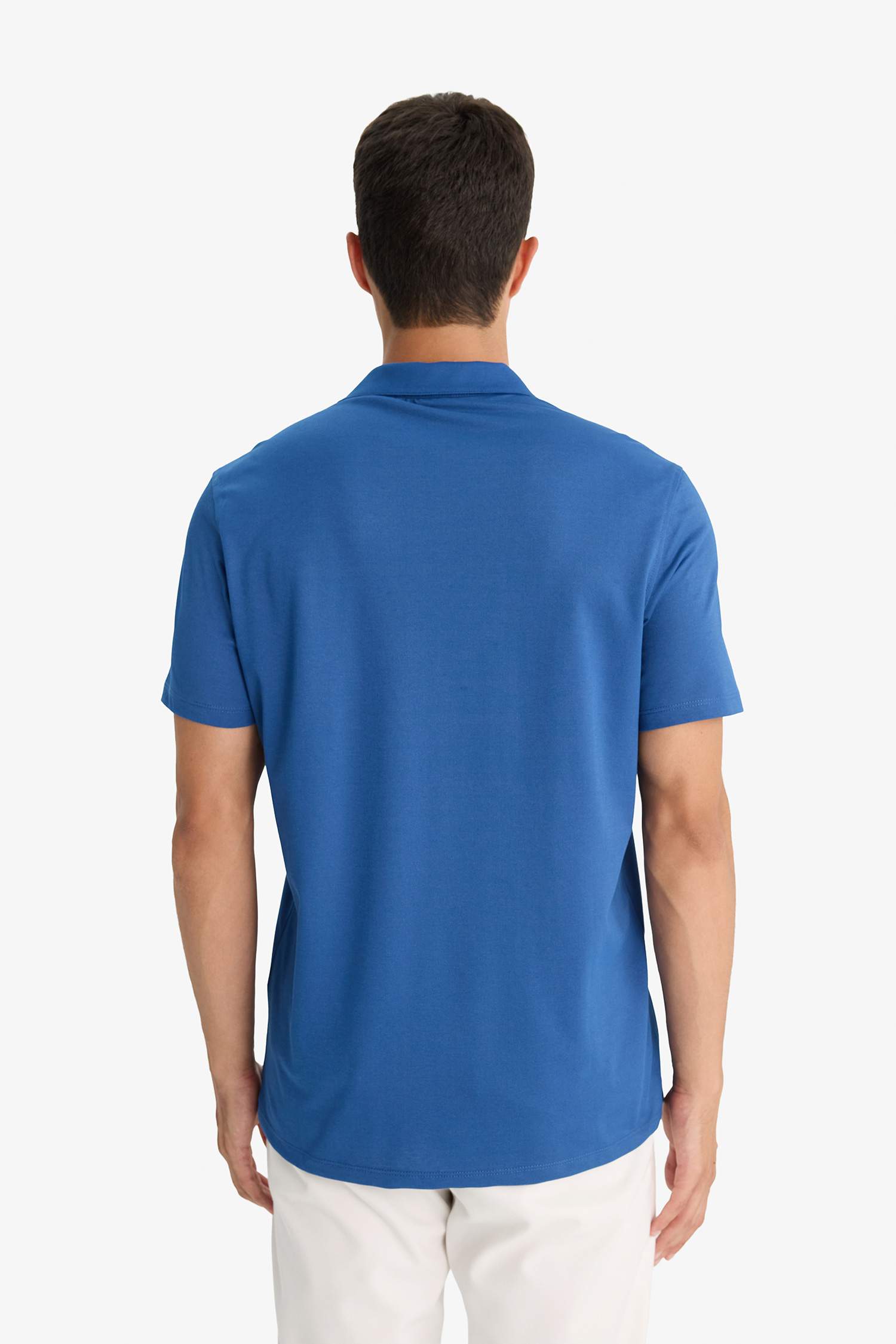Regular Fit Textured Polo T-Shirt