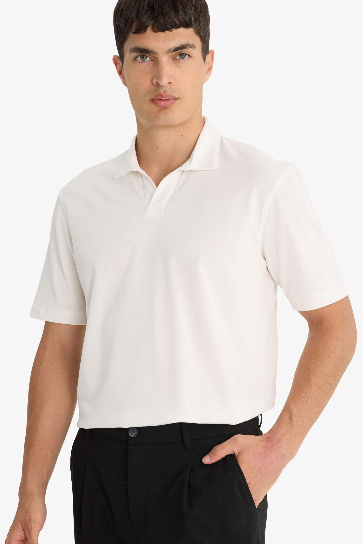 Regular Fit Resort Neck Polo T-Shirt