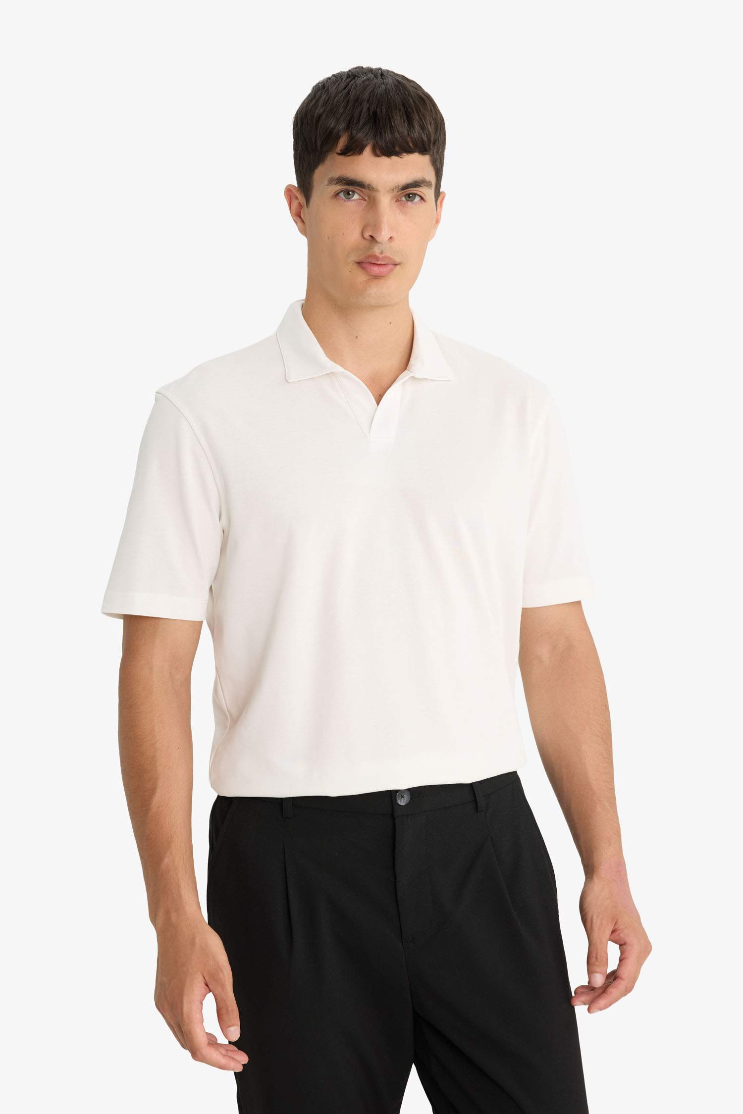 Regular Fit Resort Neck Polo T-Shirt