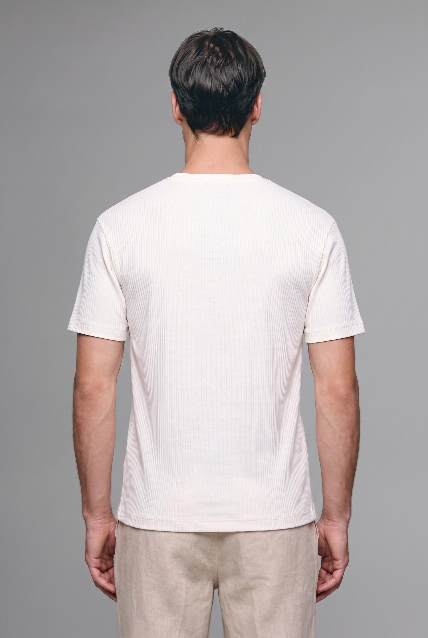 DeFacto Regular Fit Kısa Kollu Basic Tişört görsel 6