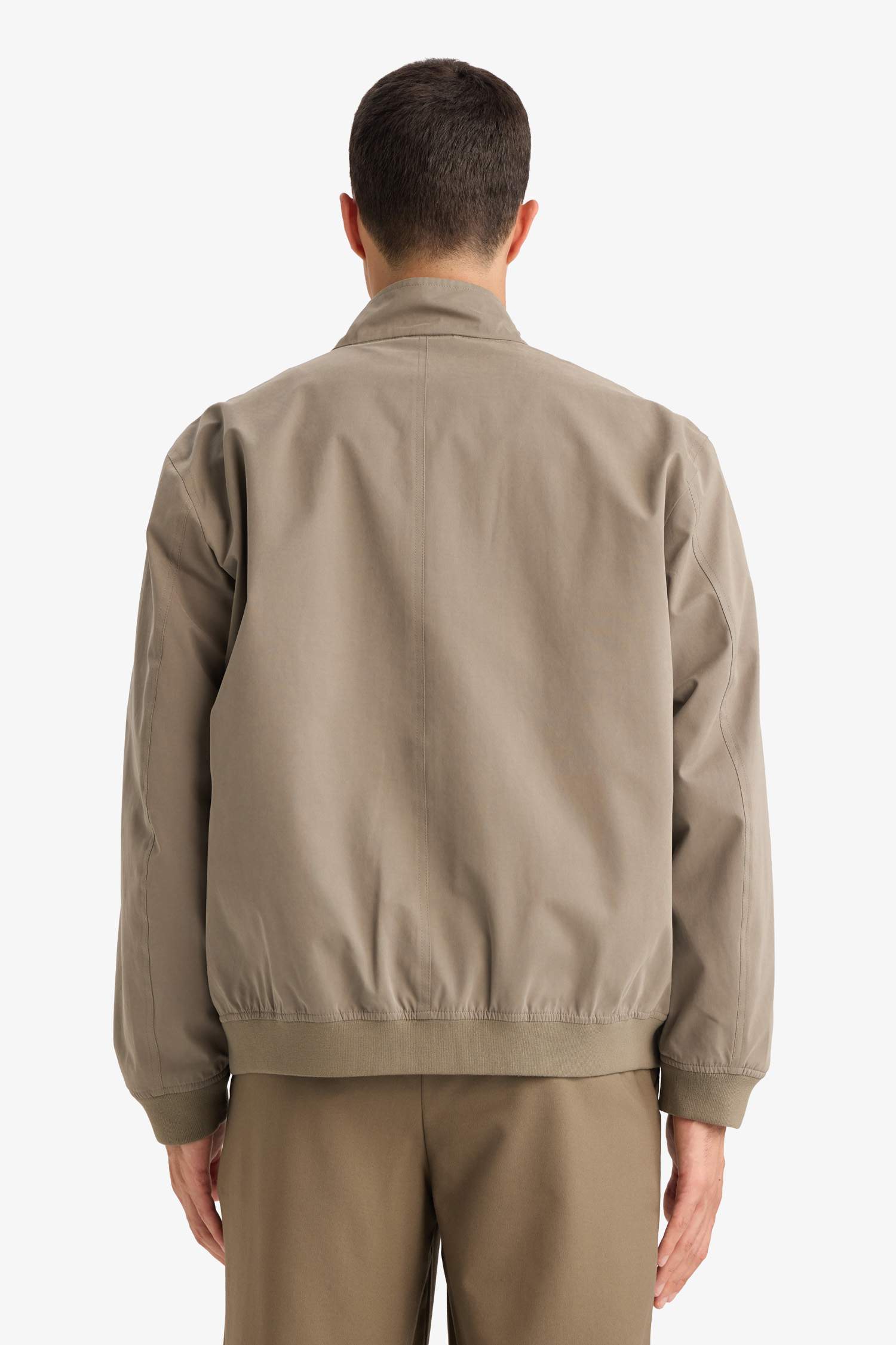 Oversıze Geniş Kalıp Polo Yaka Fermuarlı Mont