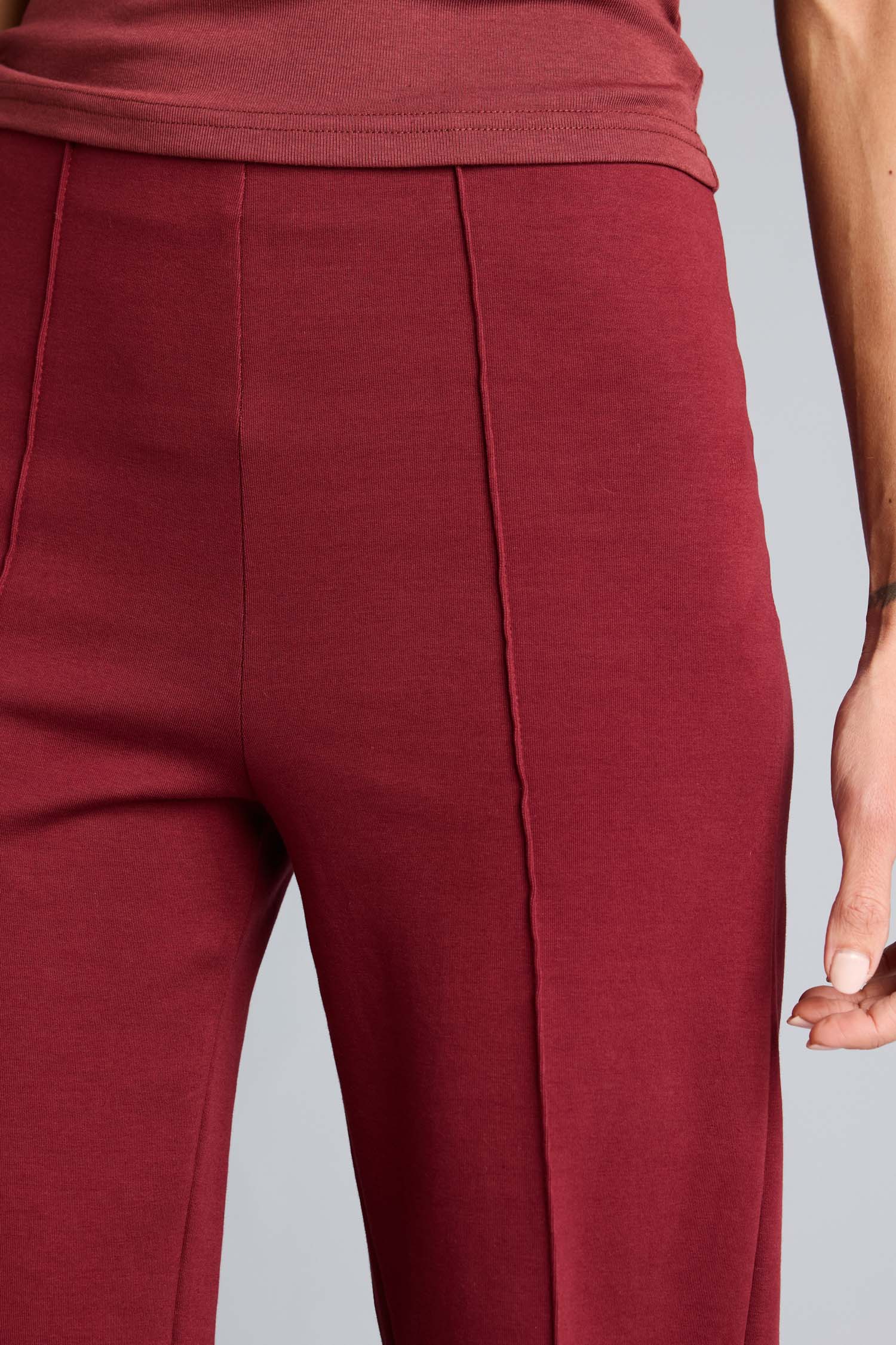 DeFacto Straight Fit Beli Lastikli Kalın Eşofman Altı görsel 4