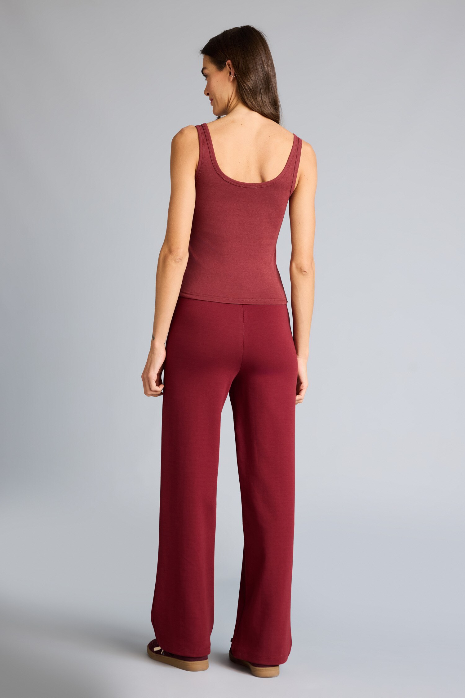 DeFacto Straight Fit Beli Lastikli Kalın Eşofman Altı görsel 5