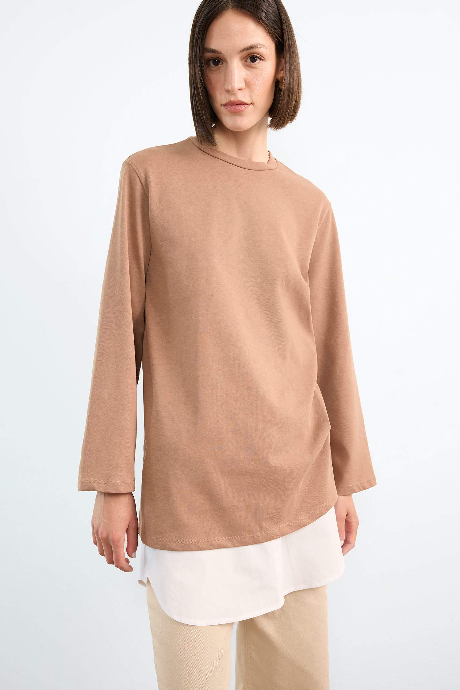 Relax Fit Poplin Skirt