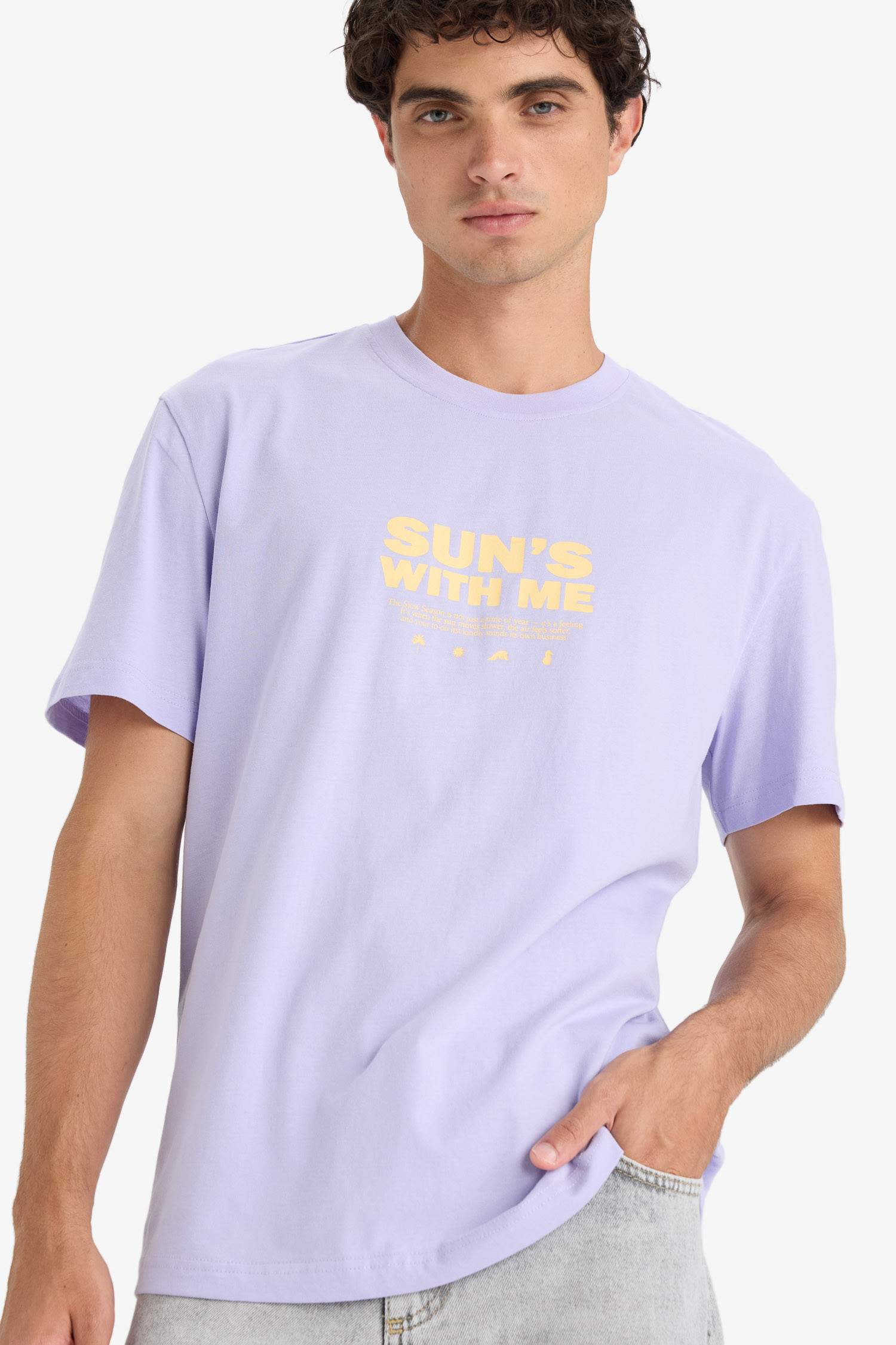 Regular Fit Crew Neck Short Sleeve T-Shirt