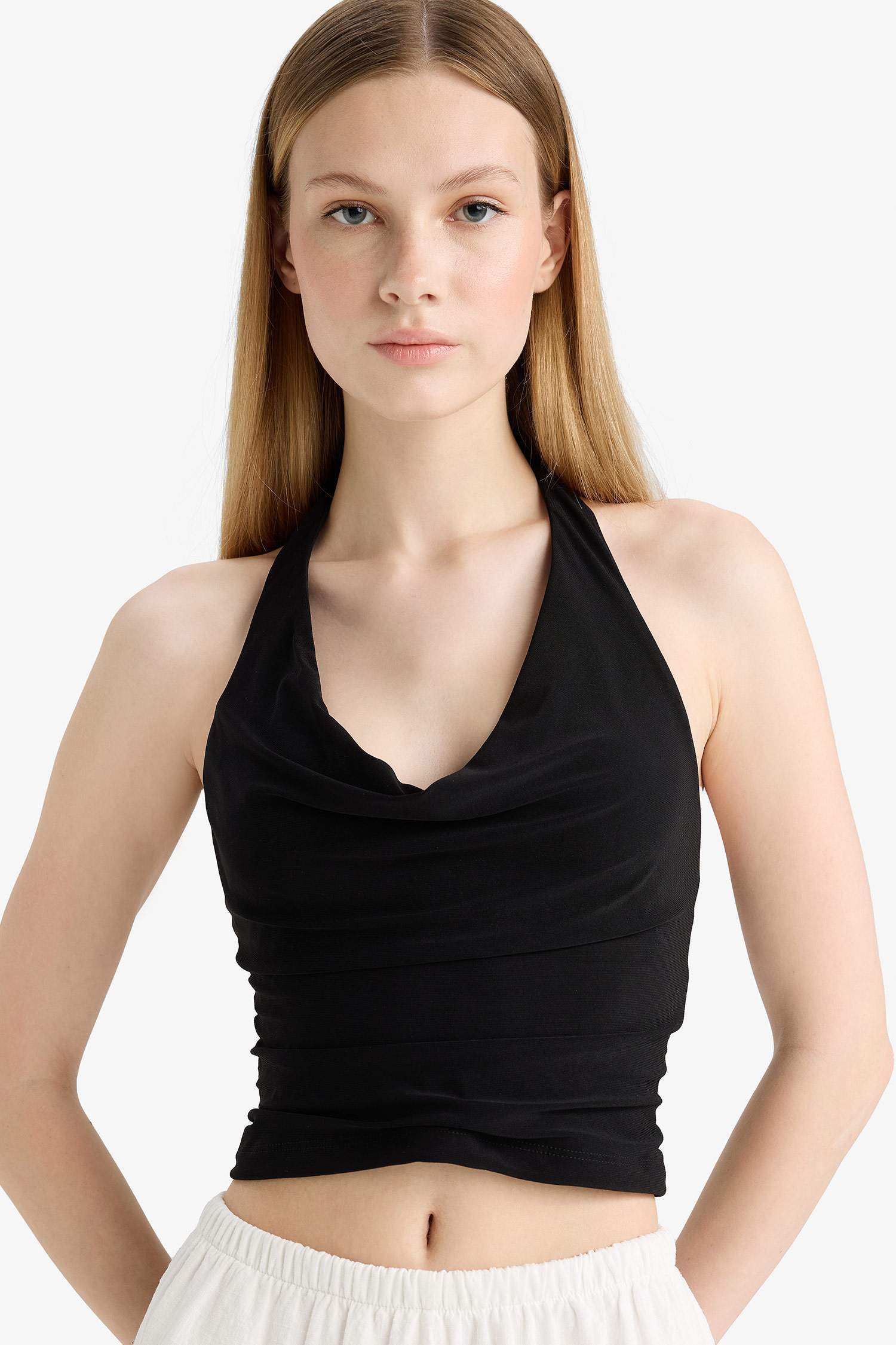 كيمونه سليم فيت مخصر بياخة V