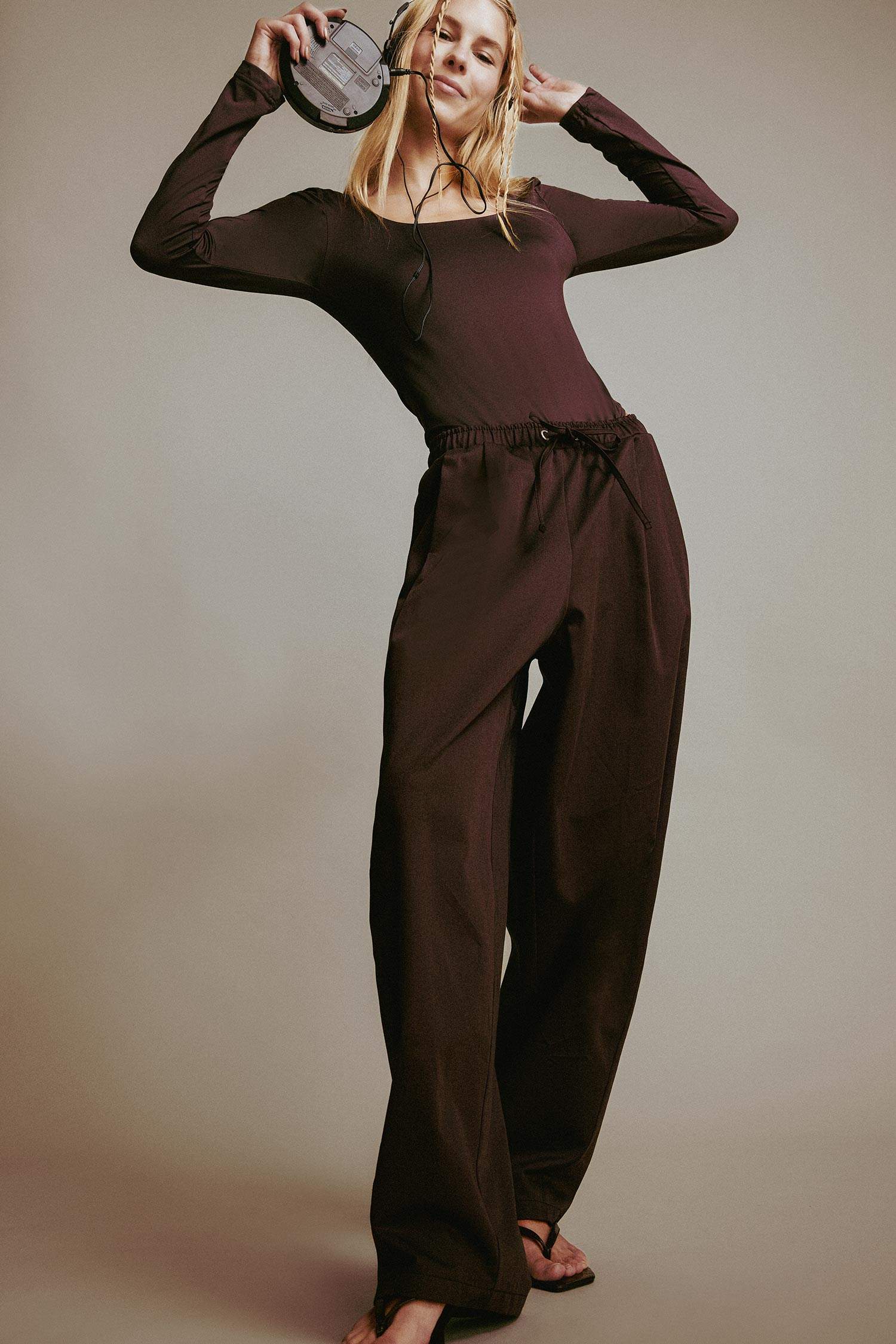 Pantalon Jogging épais à cordon de serrage