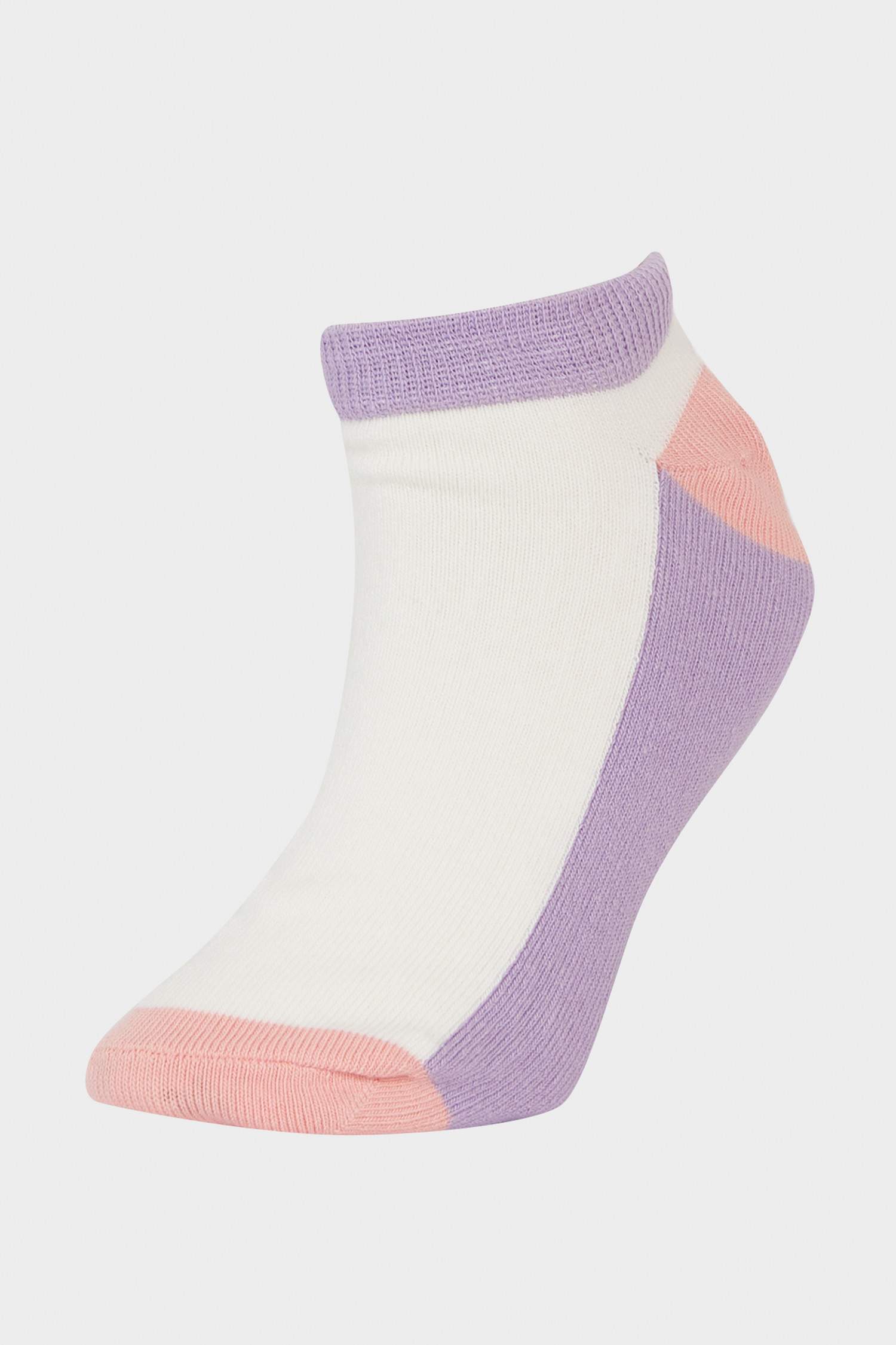 Kız Çocuk 3'lü Pamuklu Patik Çorap