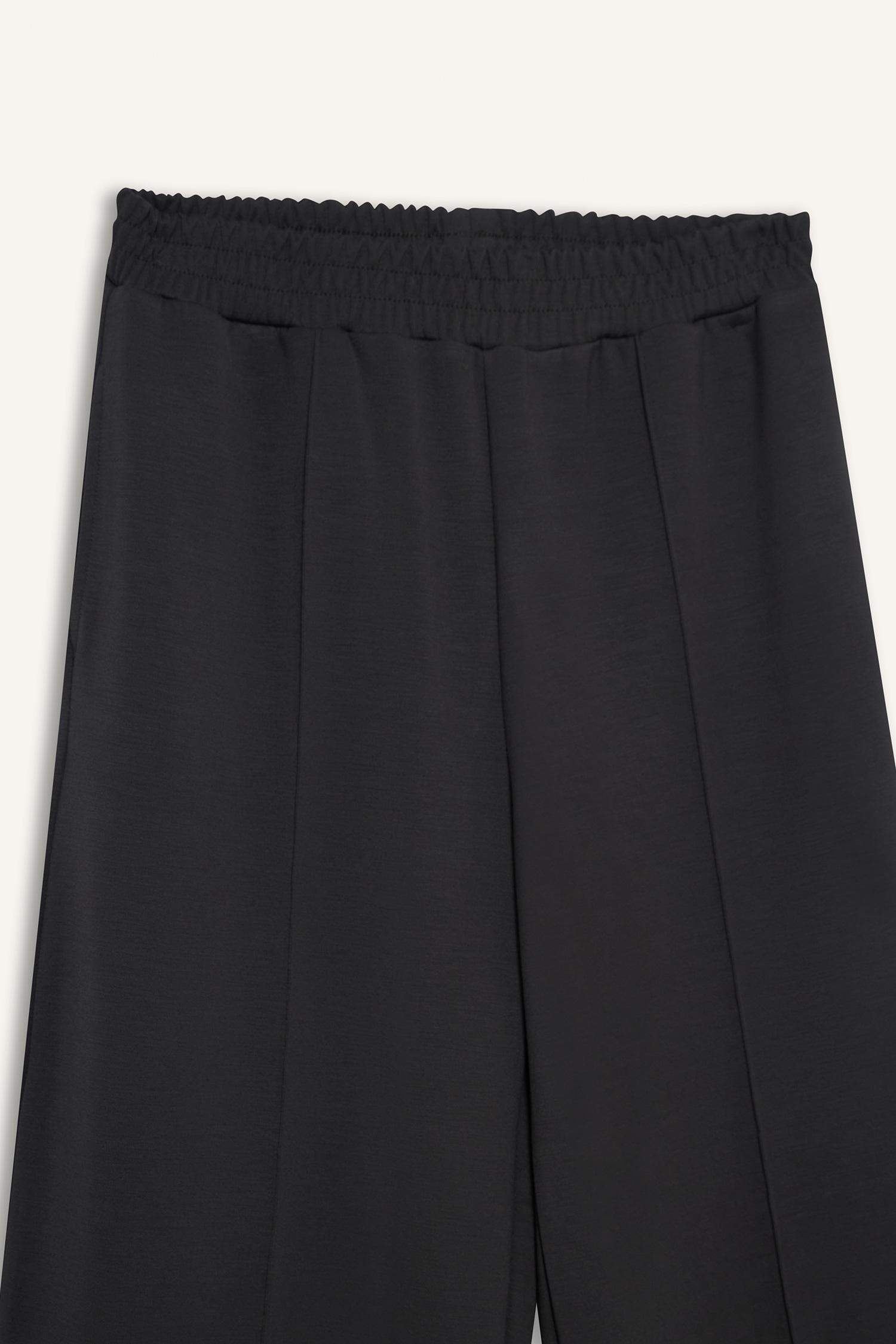 Modal Nervürlü Geniş Paça Eşofman Altı-Fall in Love Loungewear