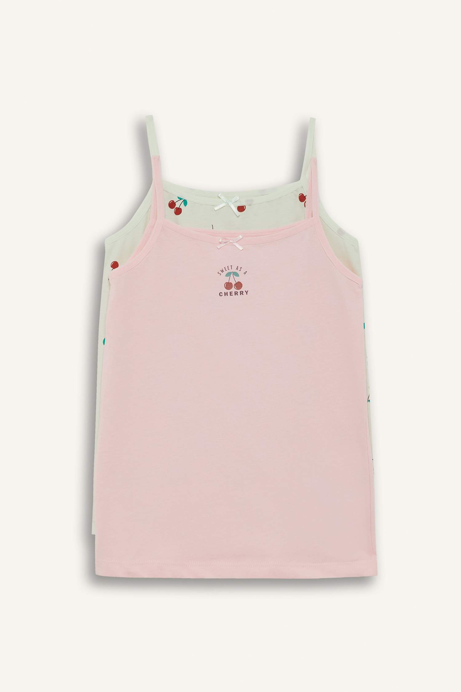 Girl 2 piece Regular Fit Fruit Print Tank Top