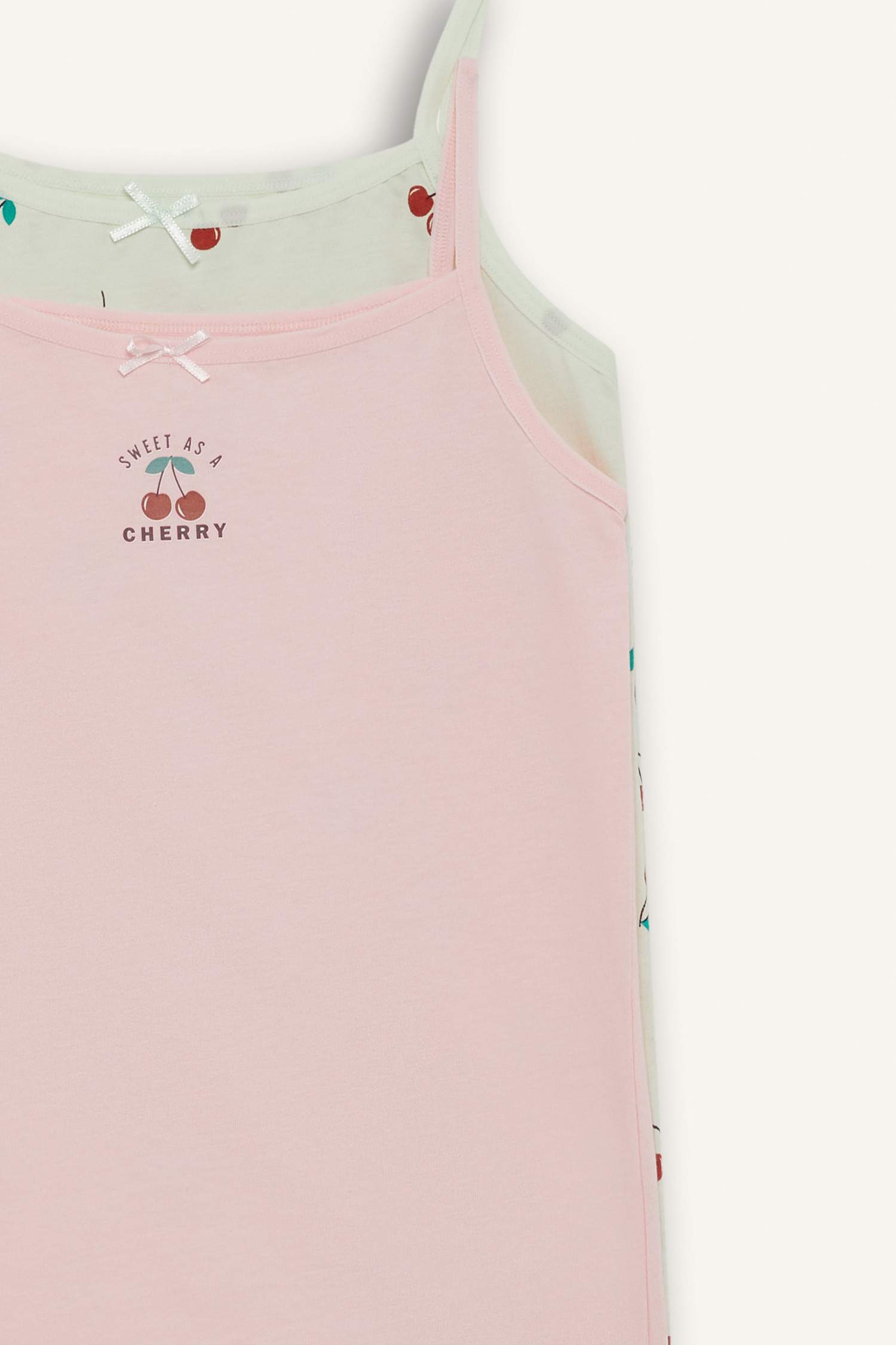 Girl 2 piece Regular Fit Fruit Print Tank Top