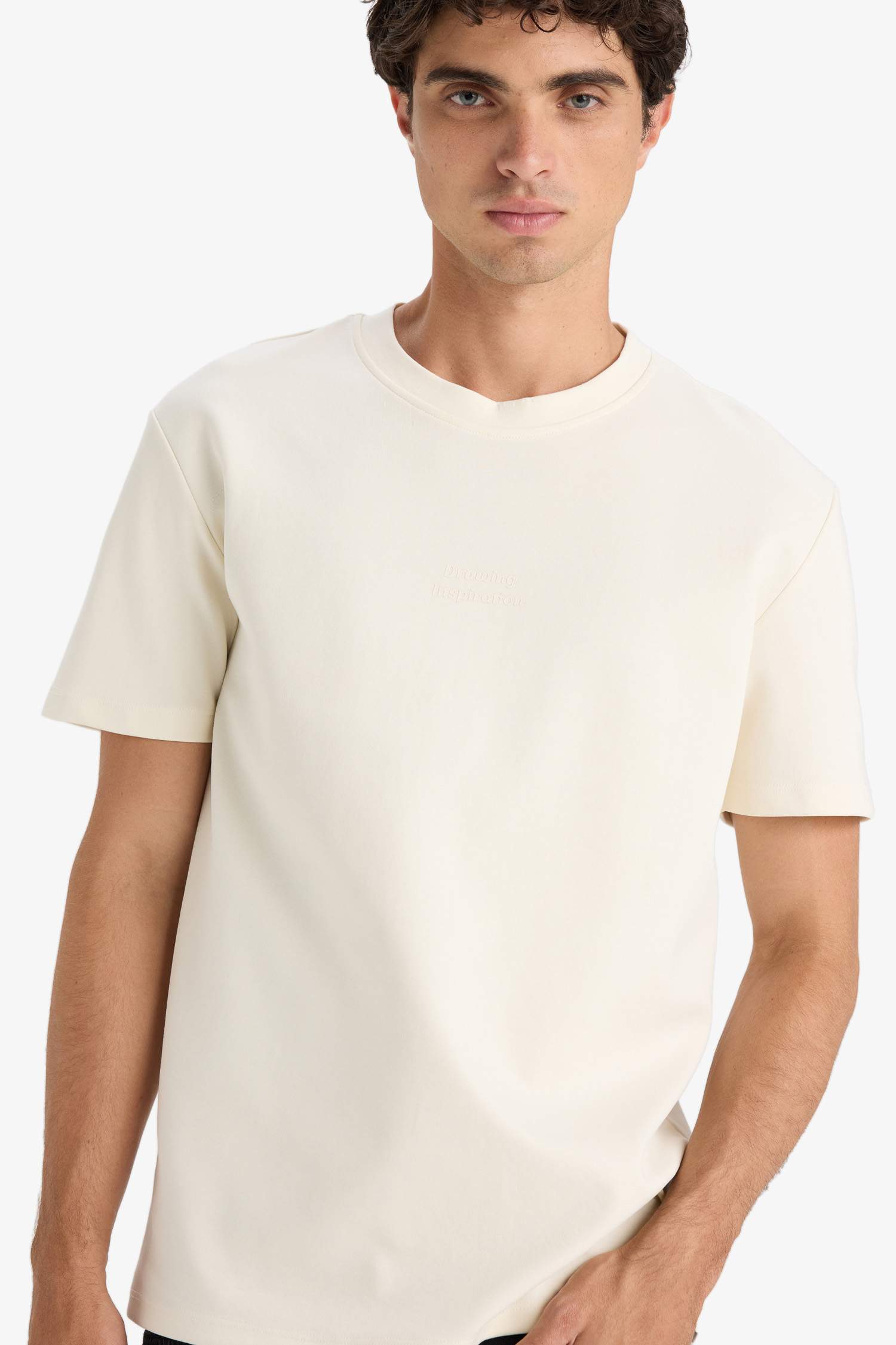 Regular Fit Bisiklet Yaka Kısa Kollu Tişört