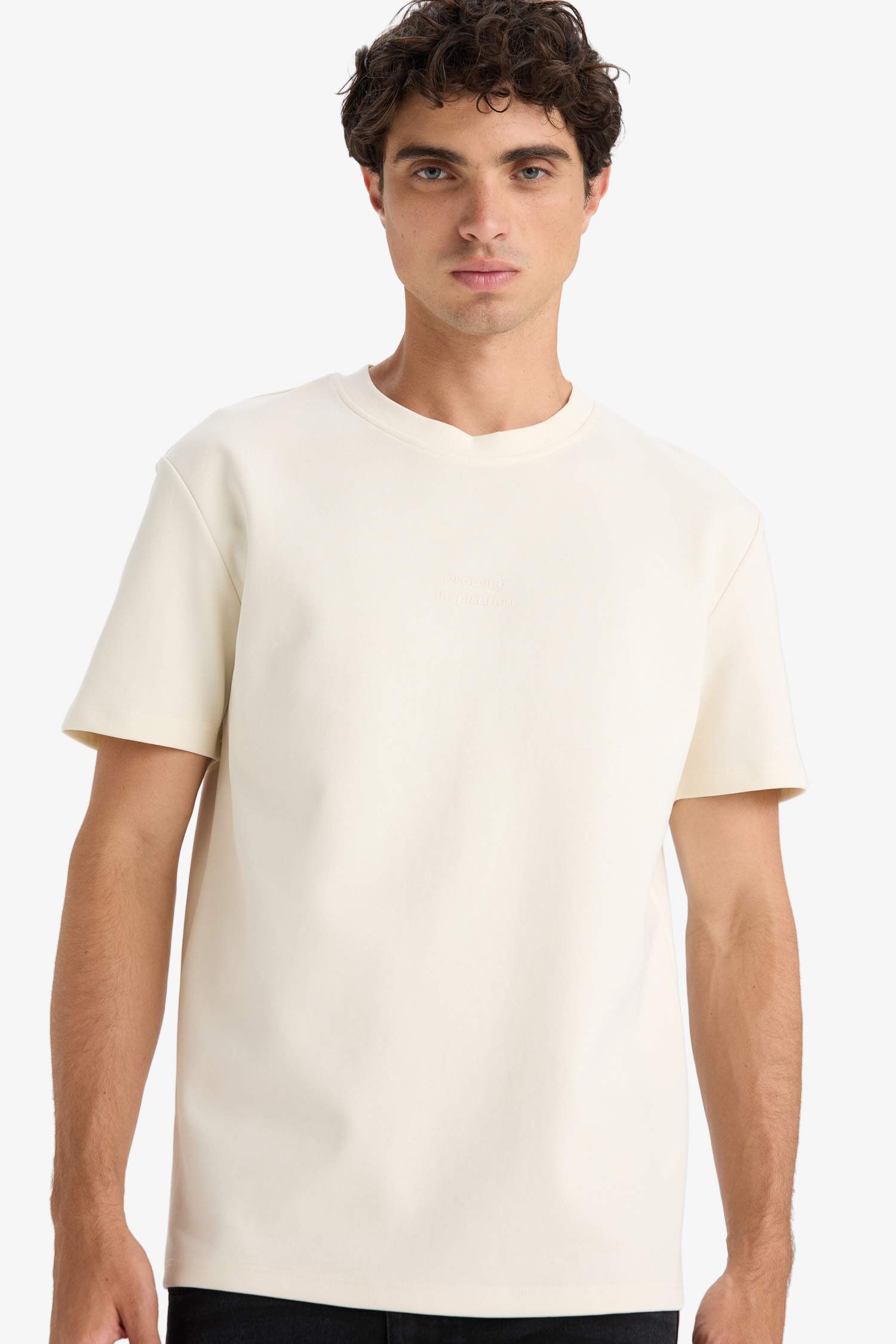 Regular Fit Bisiklet Yaka Kısa Kollu Tişört