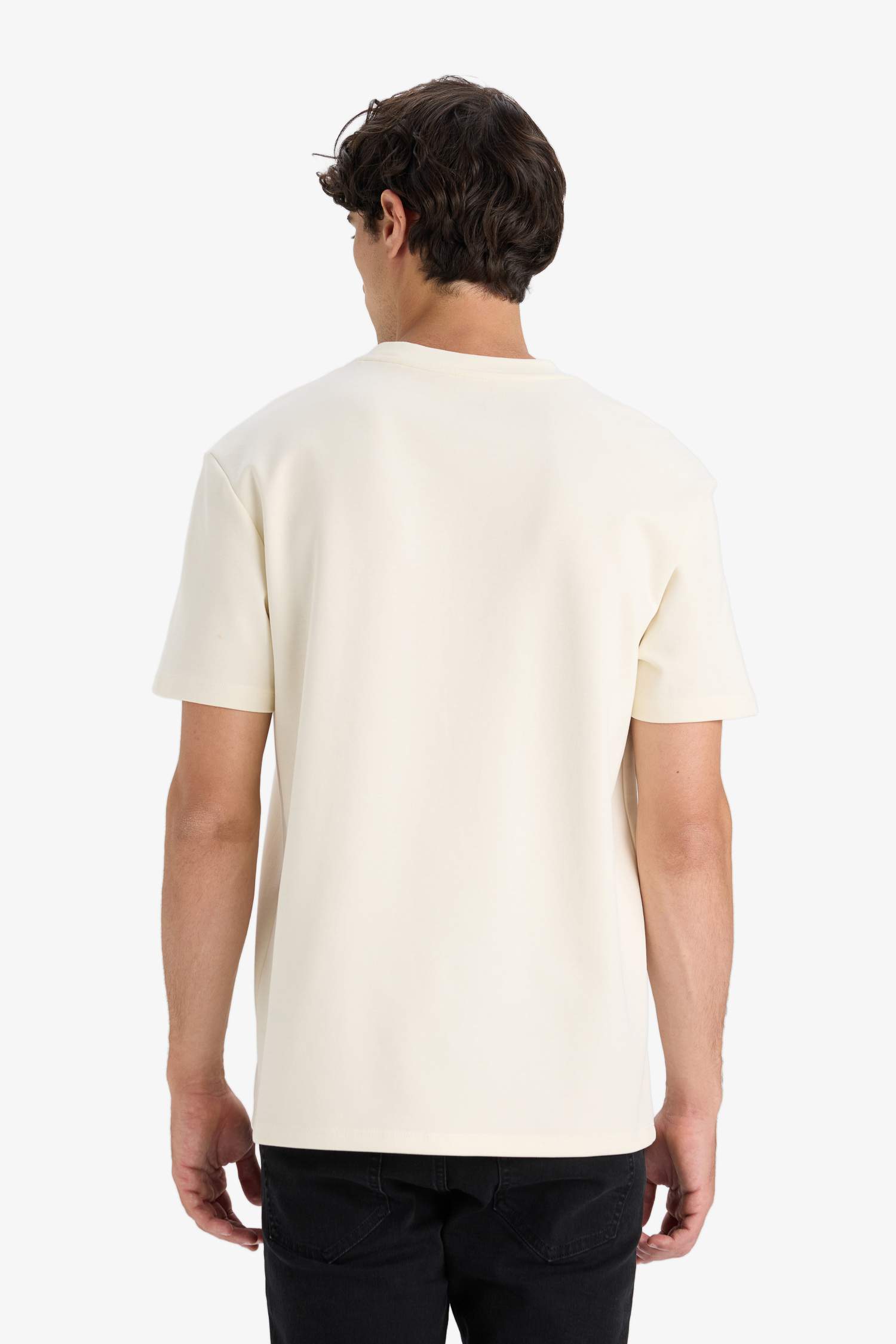 Regular Fit Bisiklet Yaka Kısa Kollu Tişört