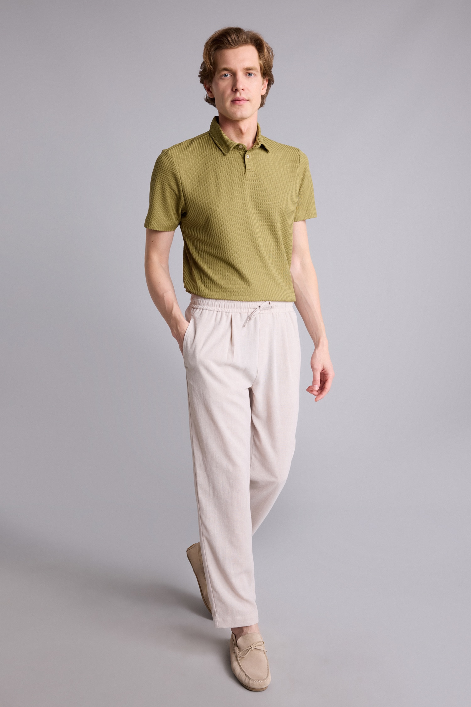 DeFacto Slim Fit Polo Tişört görsel 2