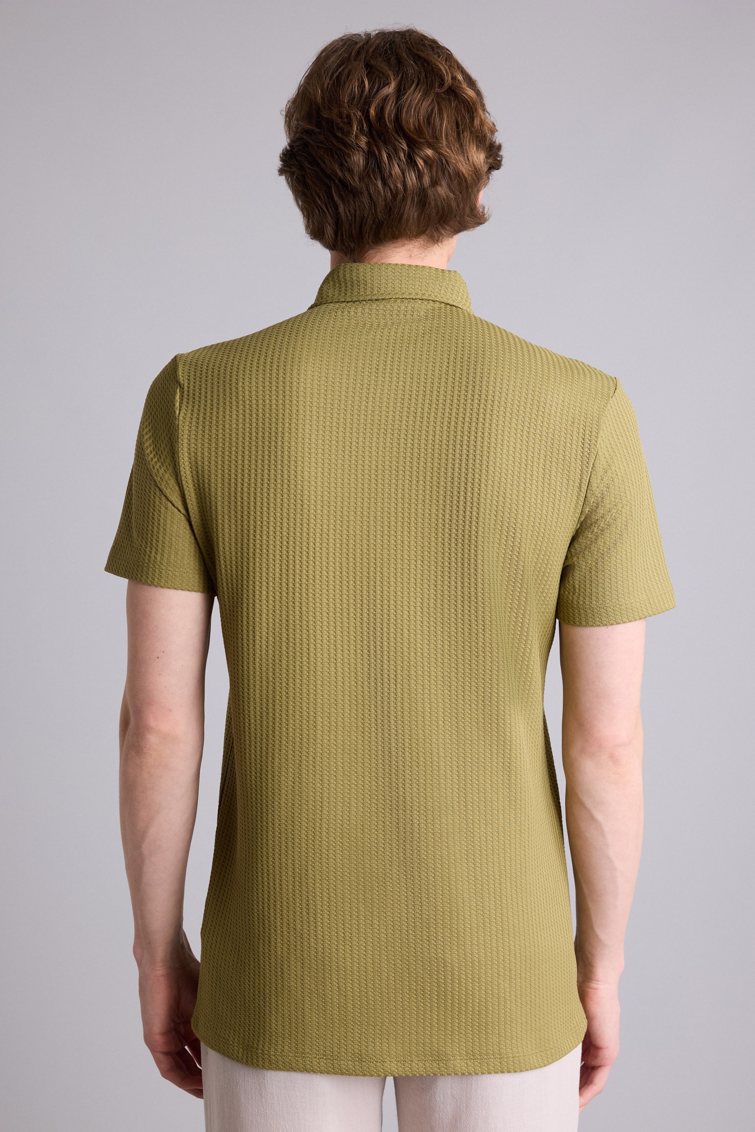 DeFacto Slim Fit Polo Tişört görsel 6