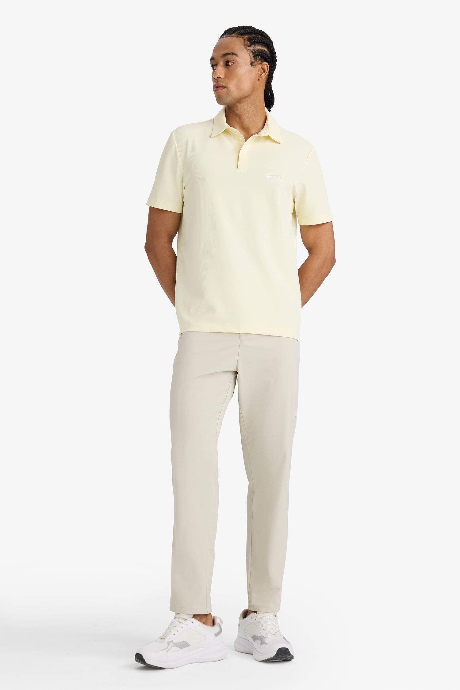 DeFactoFit Standard Fit Basic Sports Polo Shirt