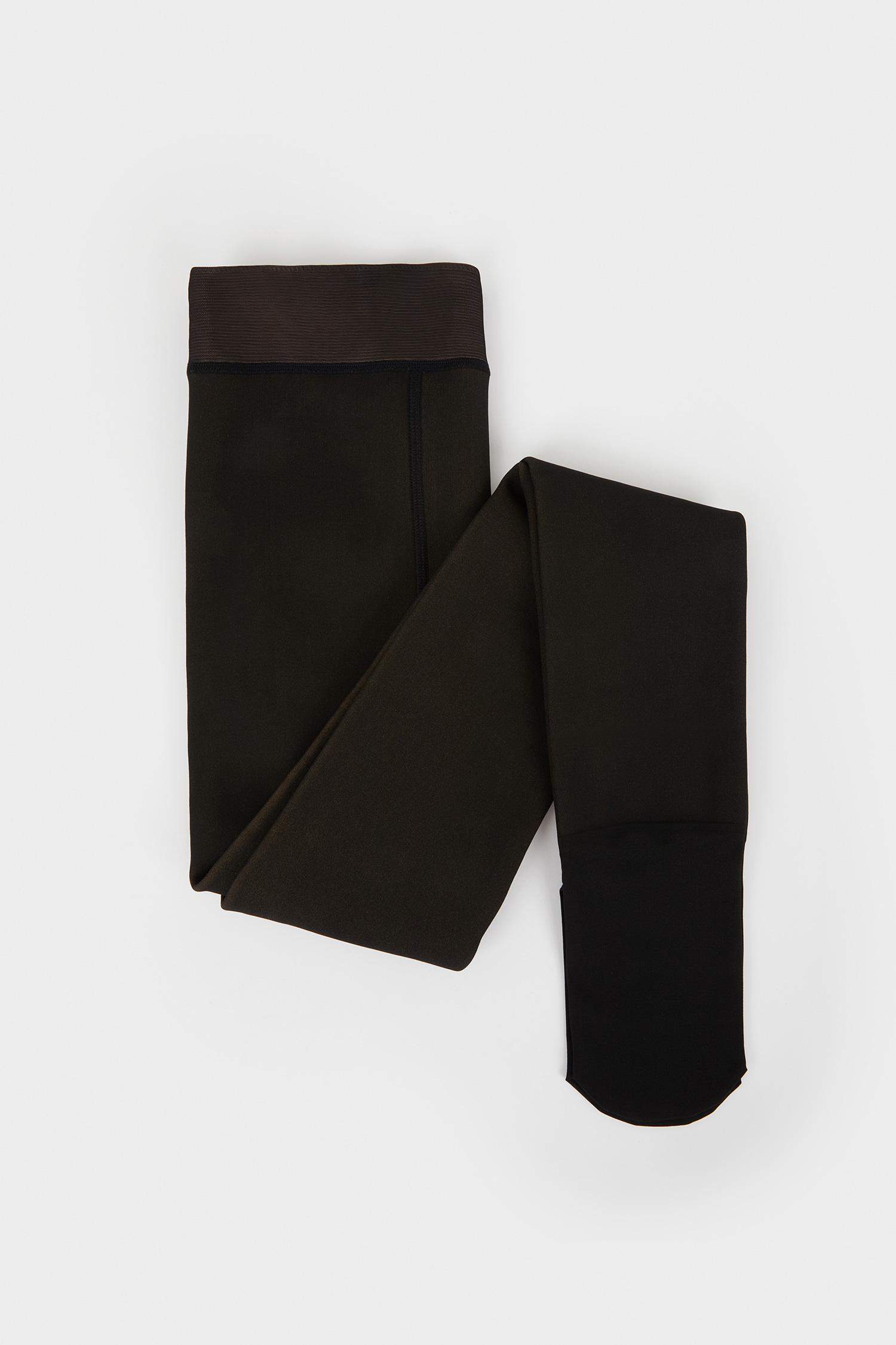 Kadın Siyah Termal Külotlu Çorap