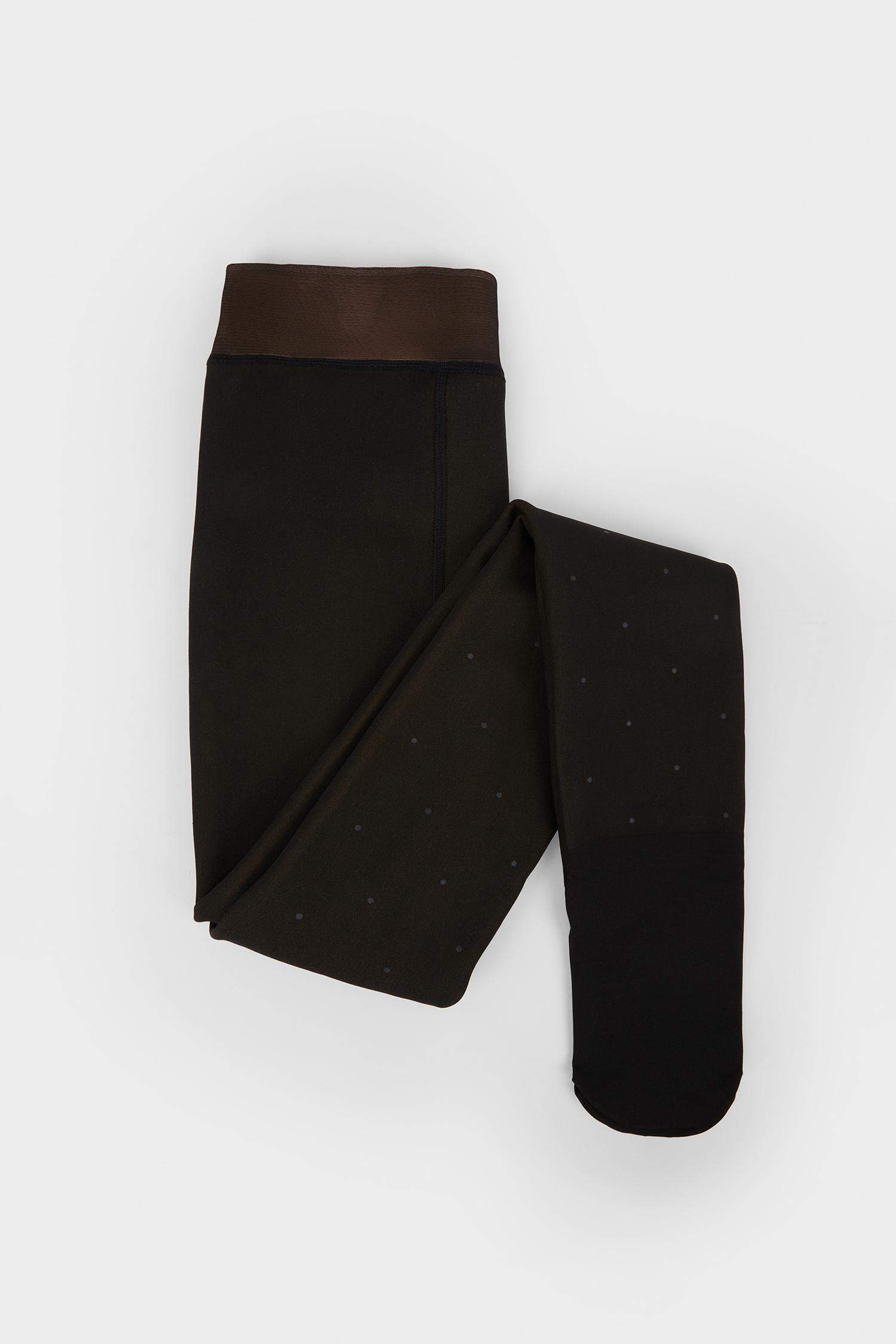 Kadın Puantiyeli Termal Külotlu Çorap