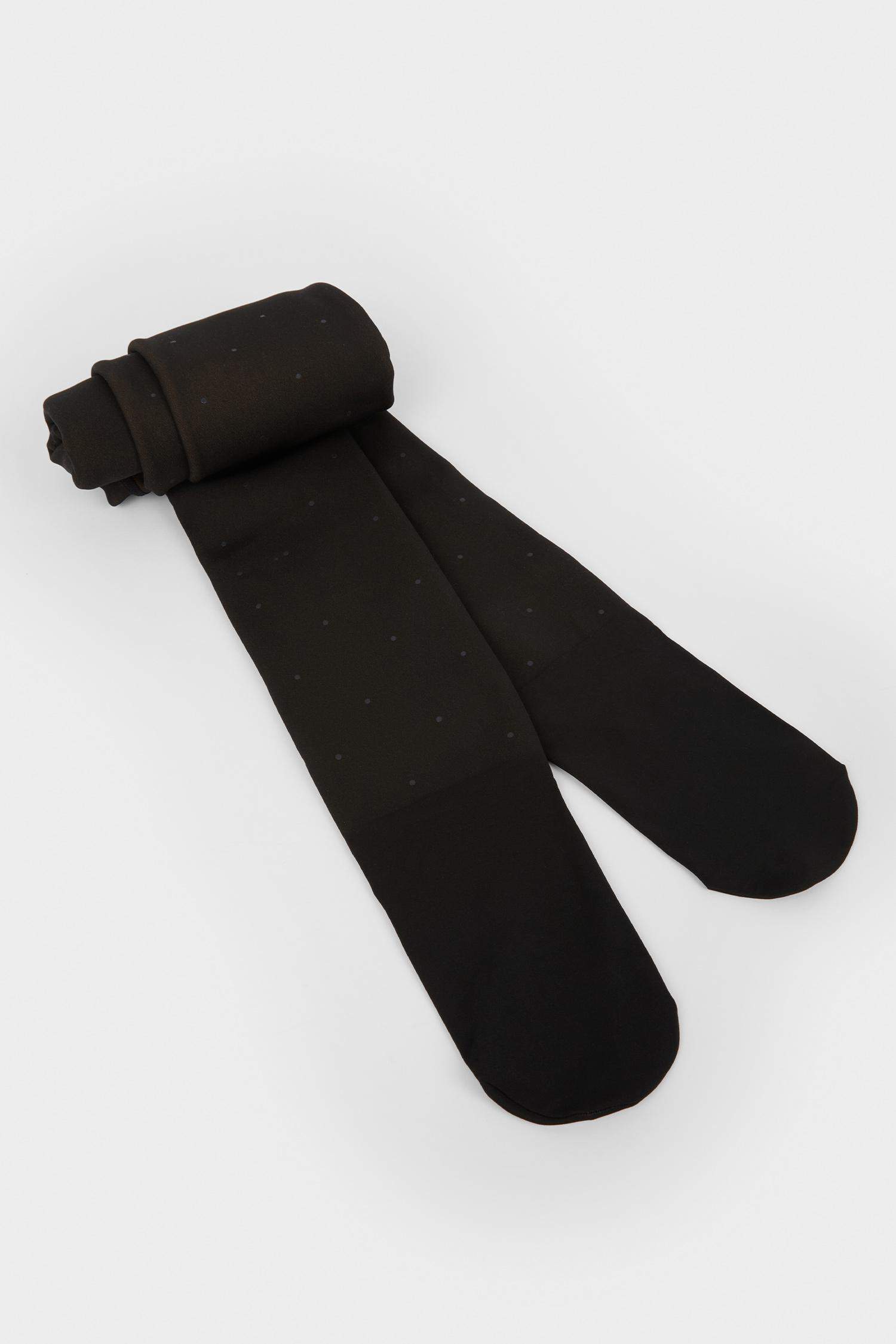 Kadın Puantiyeli Termal Külotlu Çorap