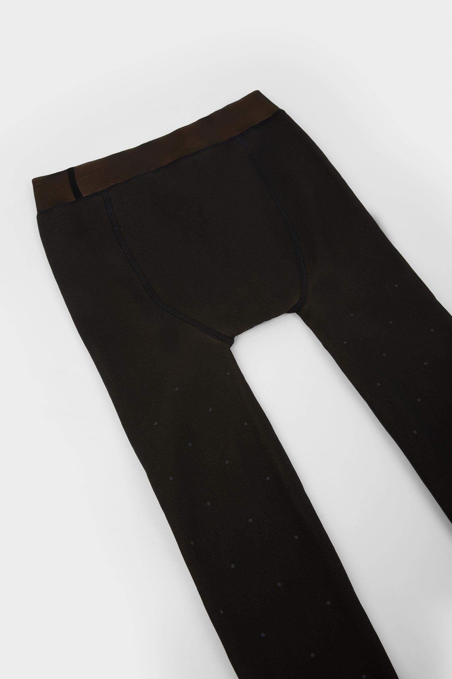 Kadın Puantiyeli Termal Külotlu Çorap