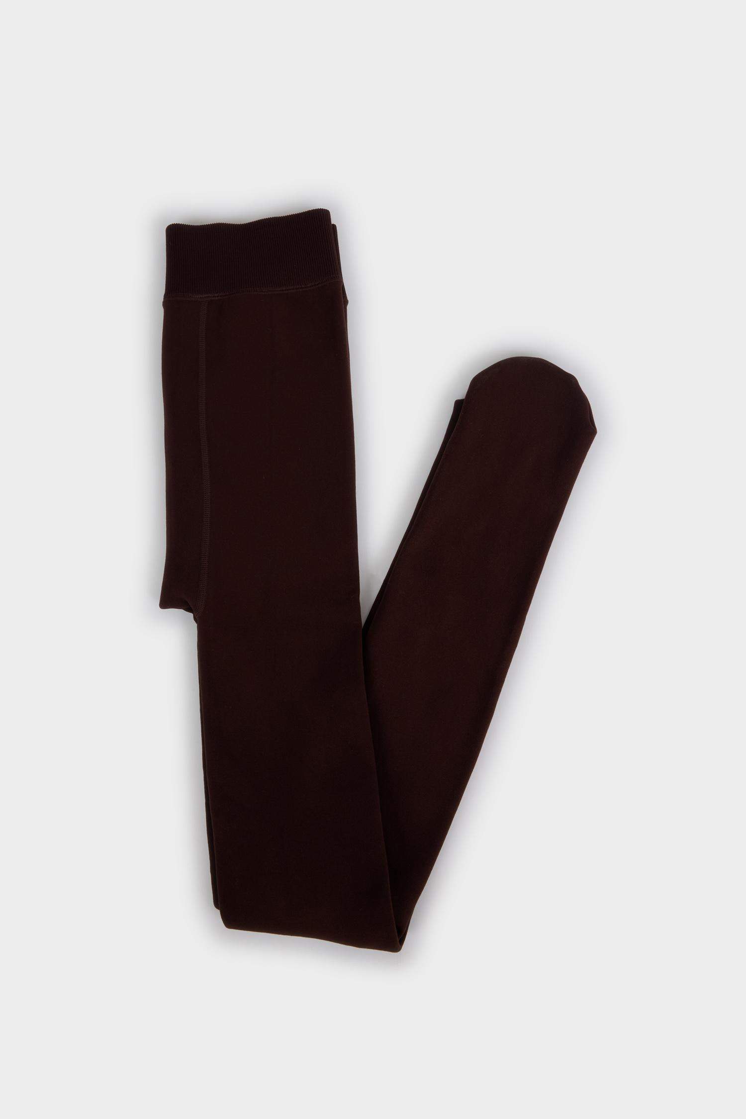 Kadın Kahve Termal Külotlu Çorap