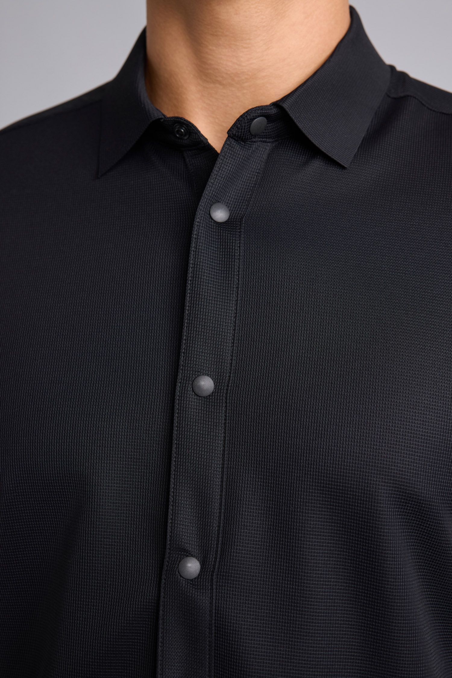 DeFacto Çabuk Kuruyan Slım Fıt Uzun Kollu Gömlek görsel 4