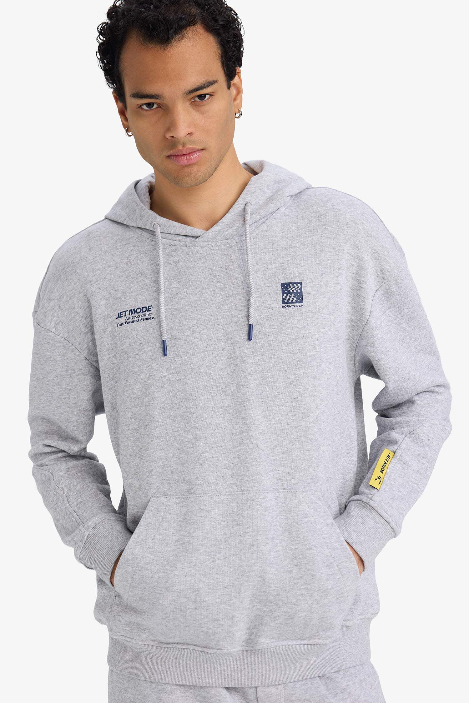Boxy Fit Kapüşonlu Sweatshirt