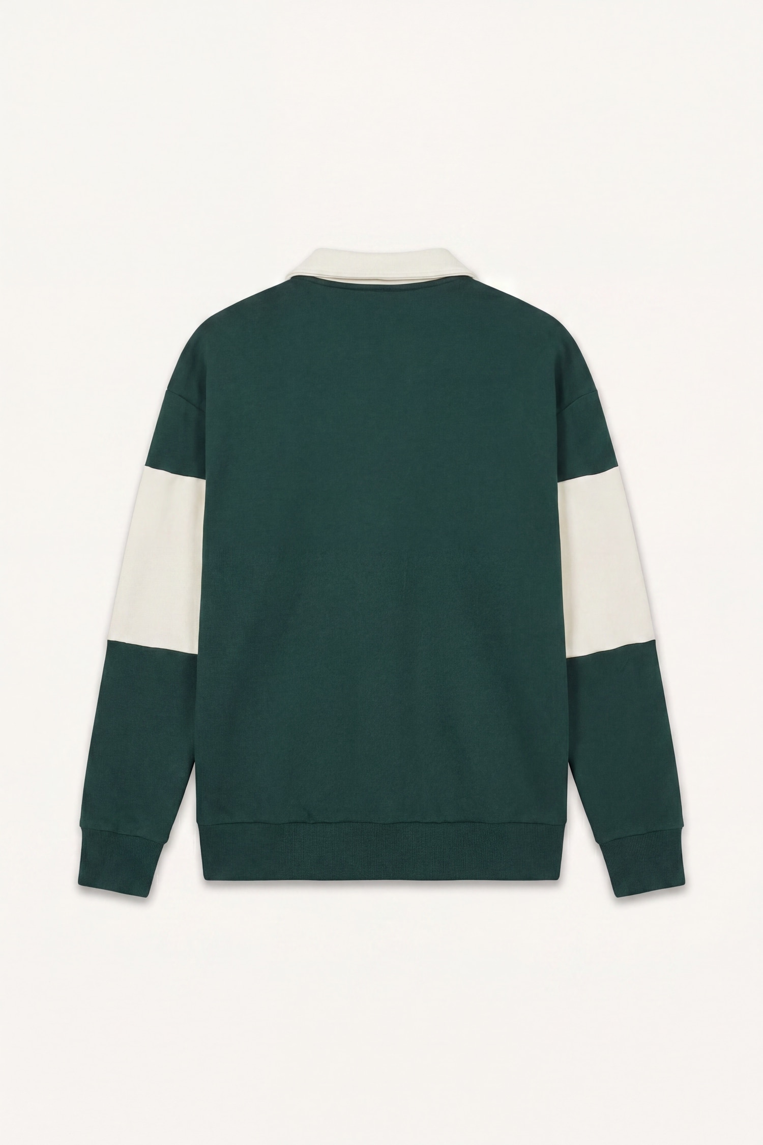 DeFacto Pamuklu Boxy Fit Polo Yaka Sweatshirt görsel 7