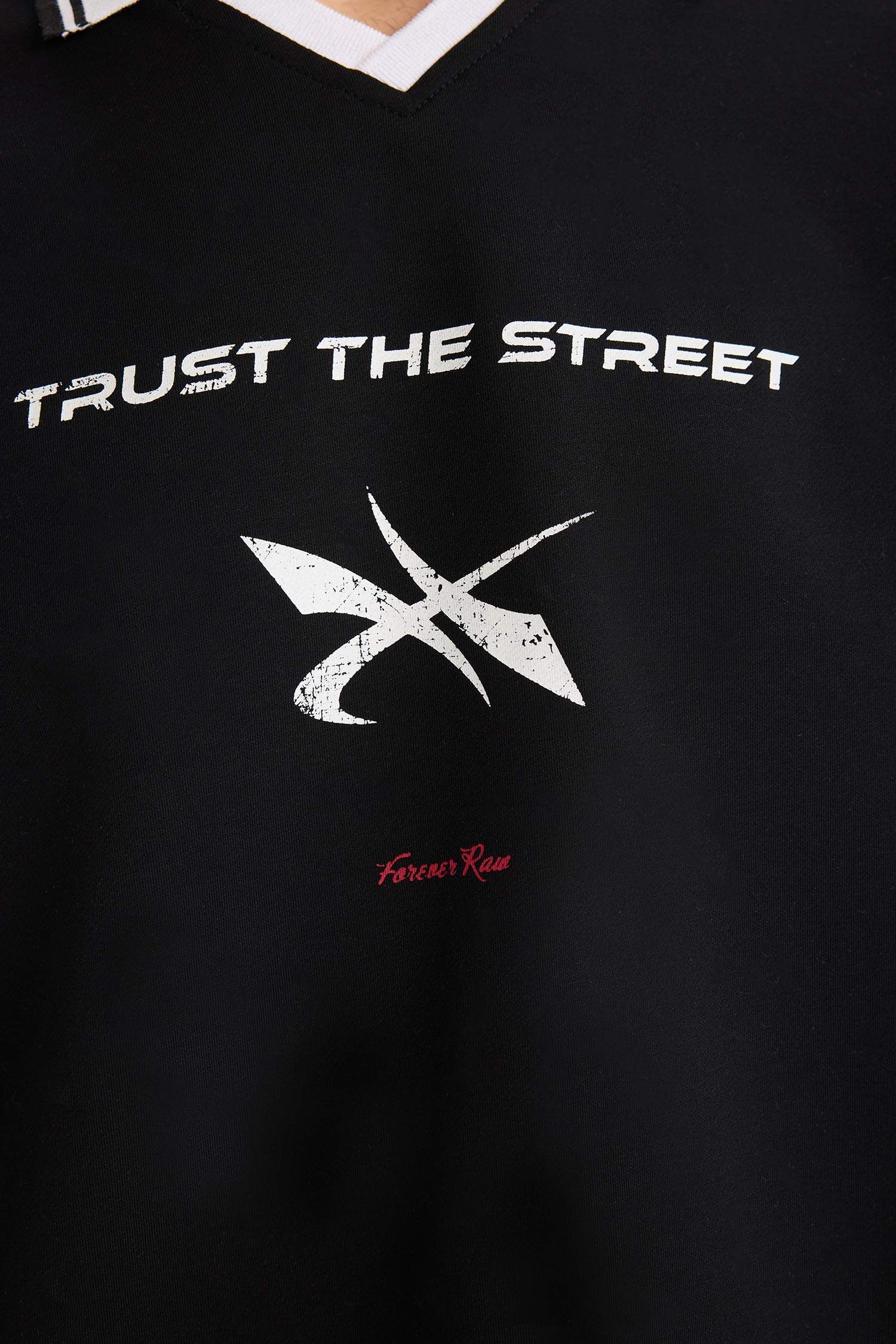 Nefes Alabilen Boxy Fit Baskılı Sweatshirt