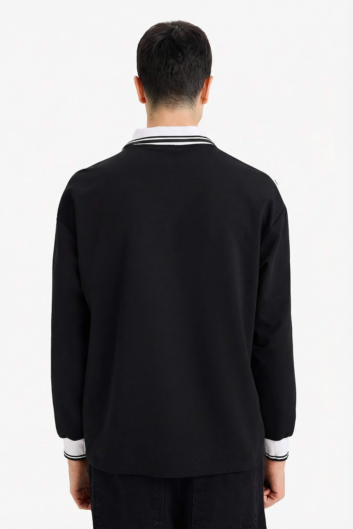 Nefes Alabilen Boxy Fit Baskılı Sweatshirt