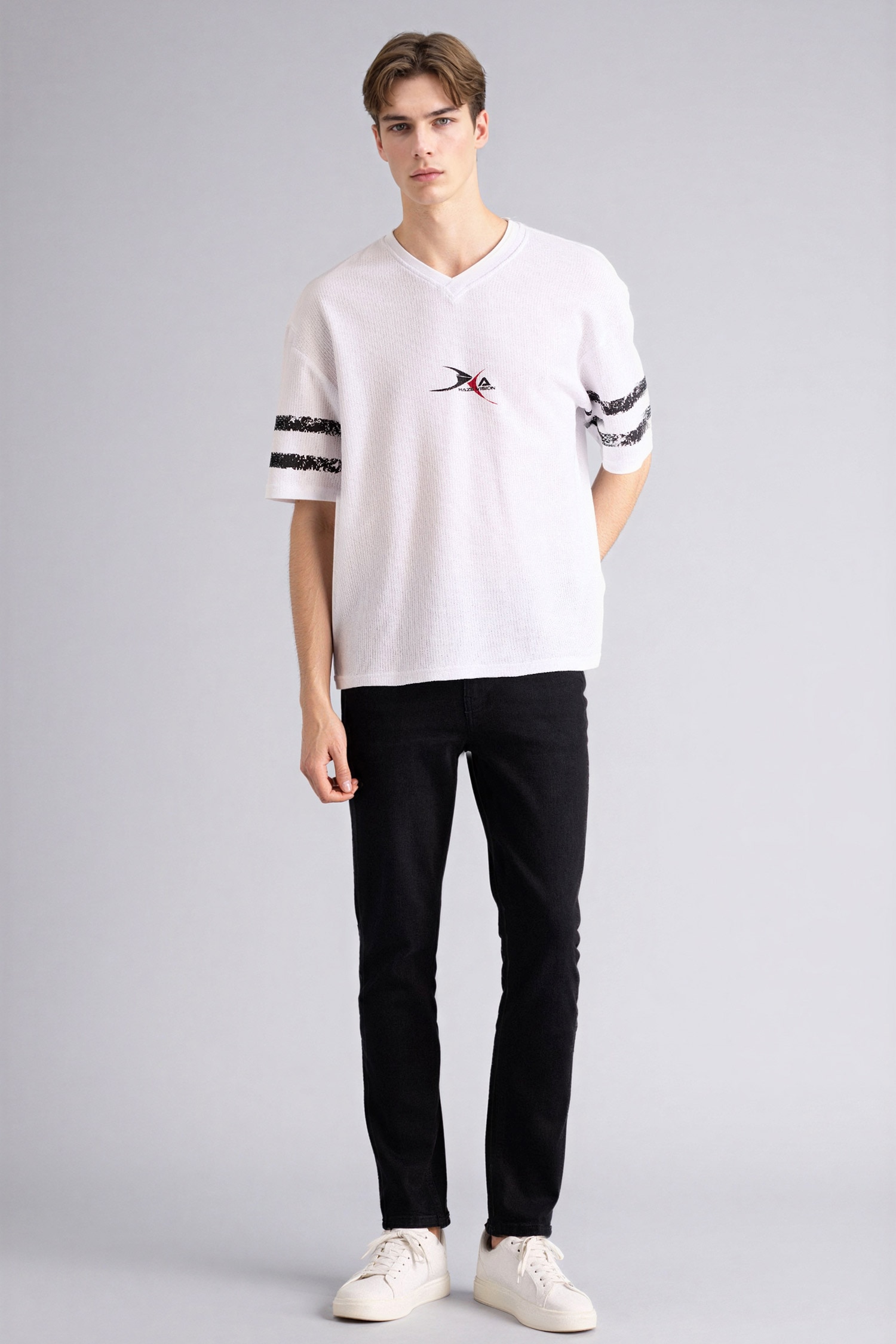 DeFacto %100 Pamuk Loose Fit Tişört görsel 2