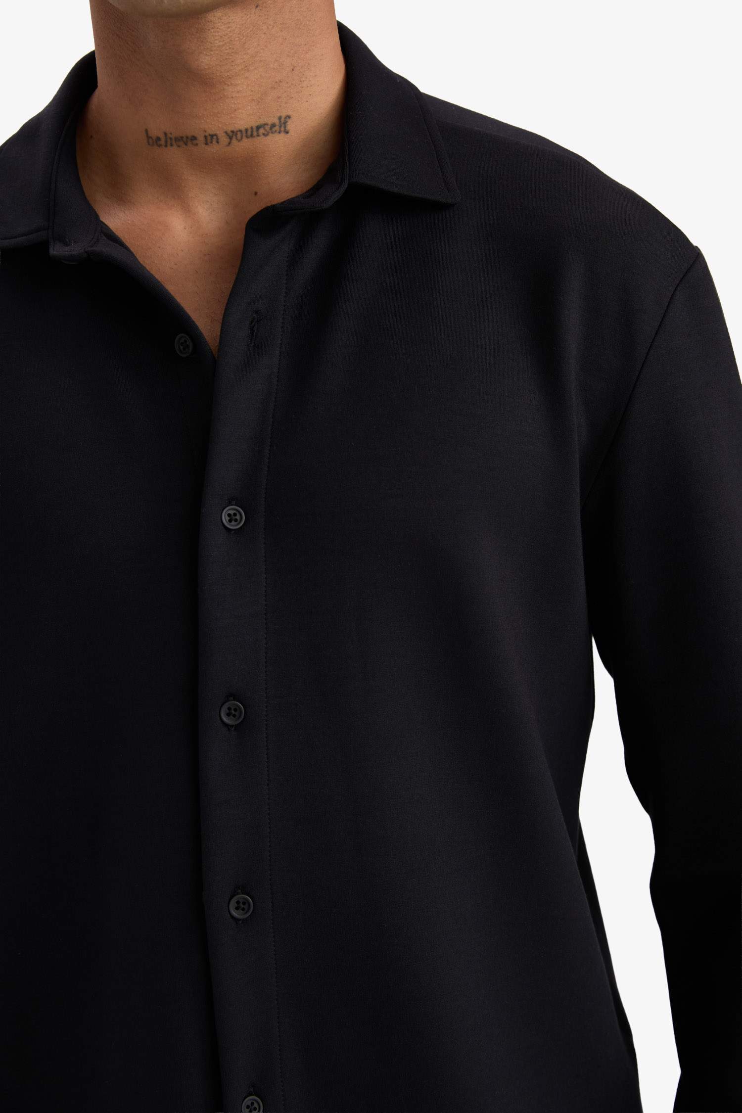 DeFactoFit Uzun Kollu Gömlek