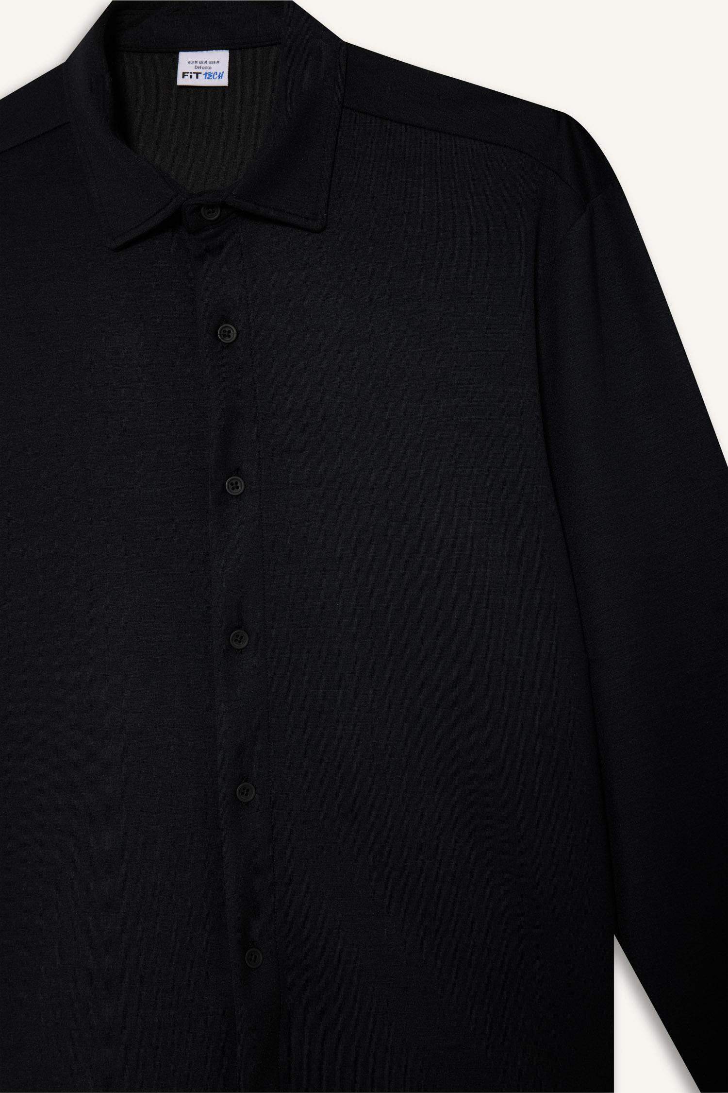 DeFactoFit Uzun Kollu Gömlek