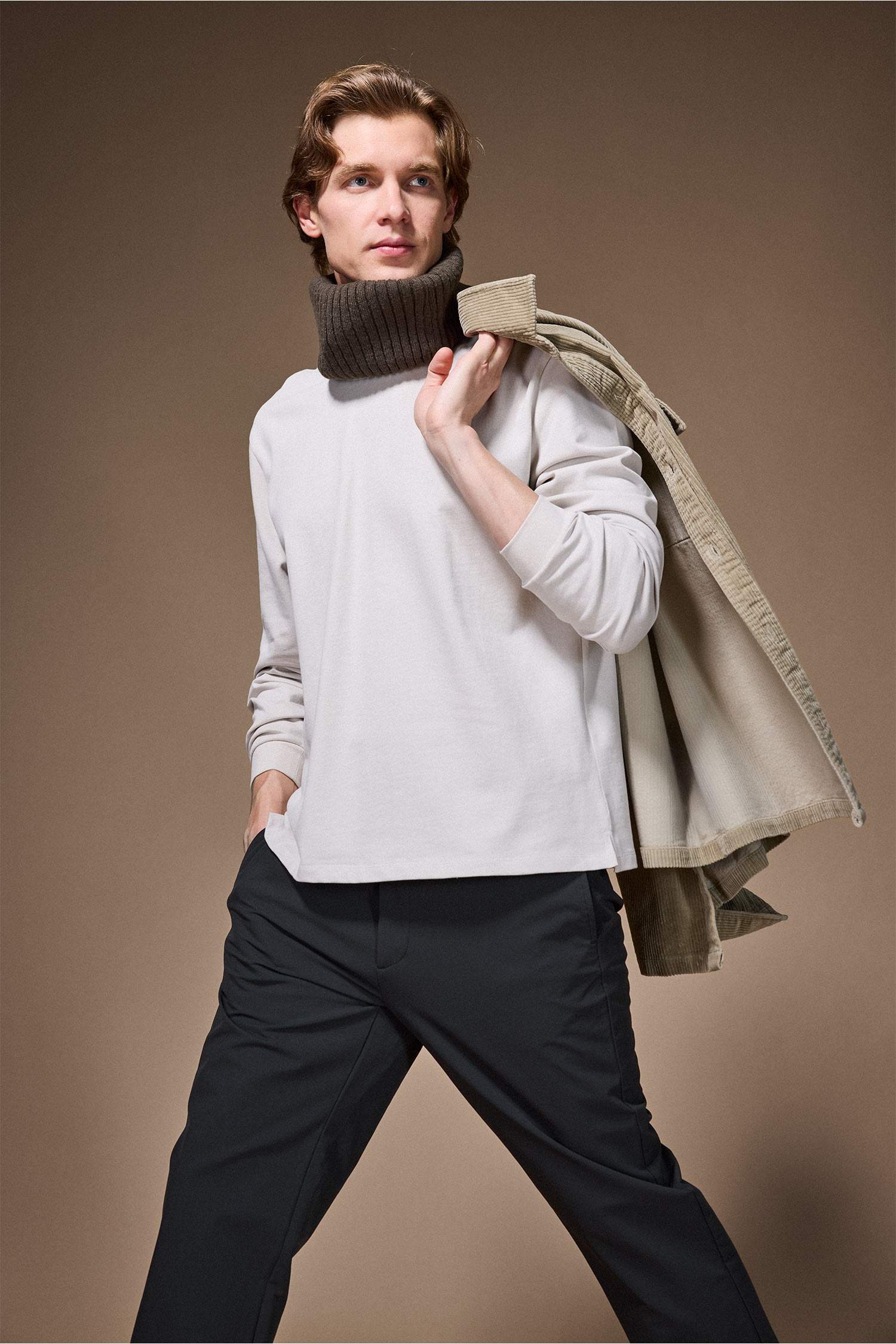 %100 Pamuk Uzun Kollu Body