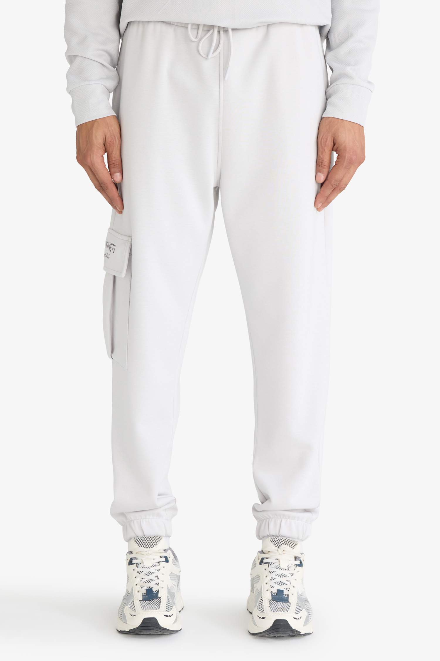 Standard Fit Brooklyn Nets Licensed Scuba Fabric Jogger