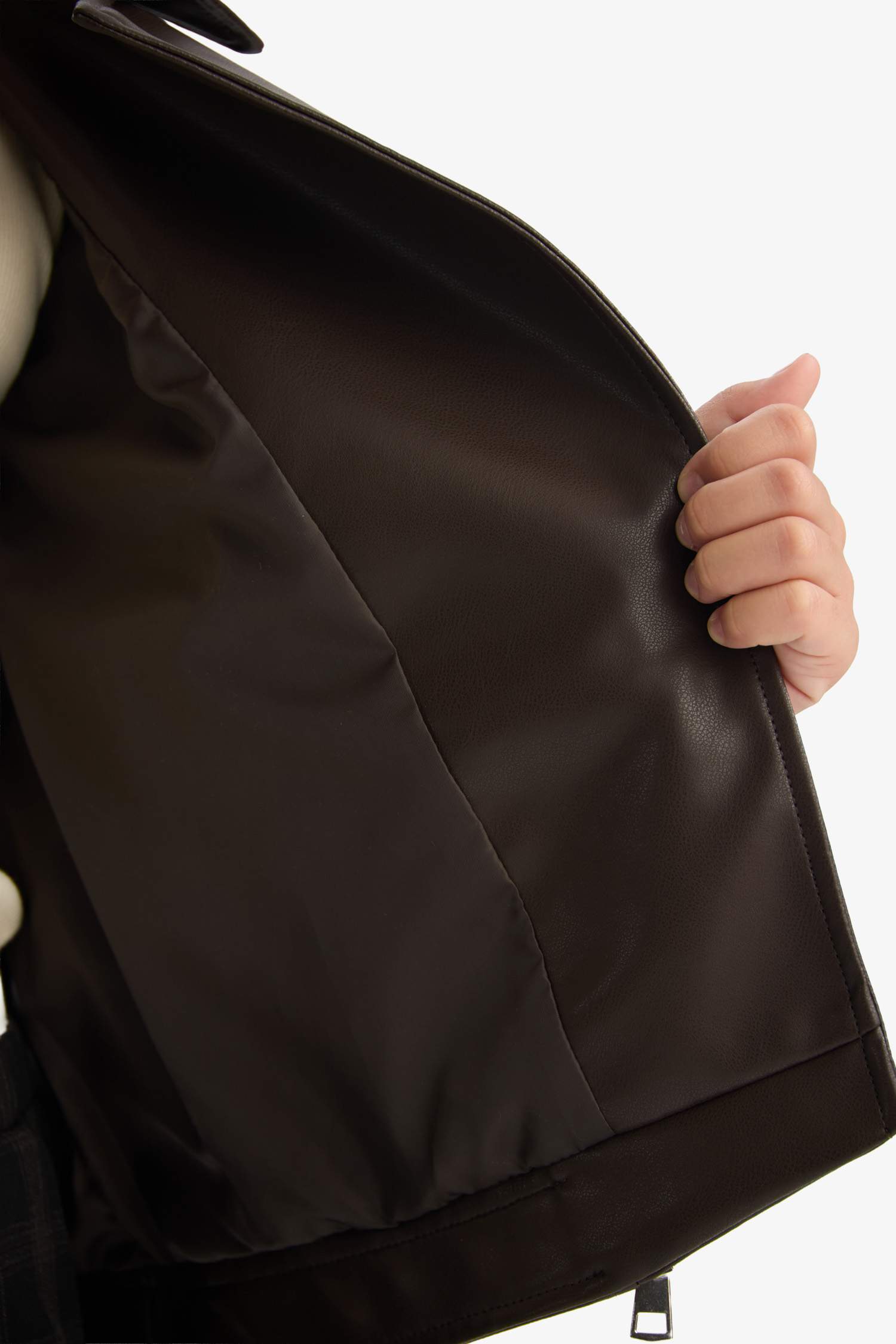 Kız Çocuk Suni Deri Ceket