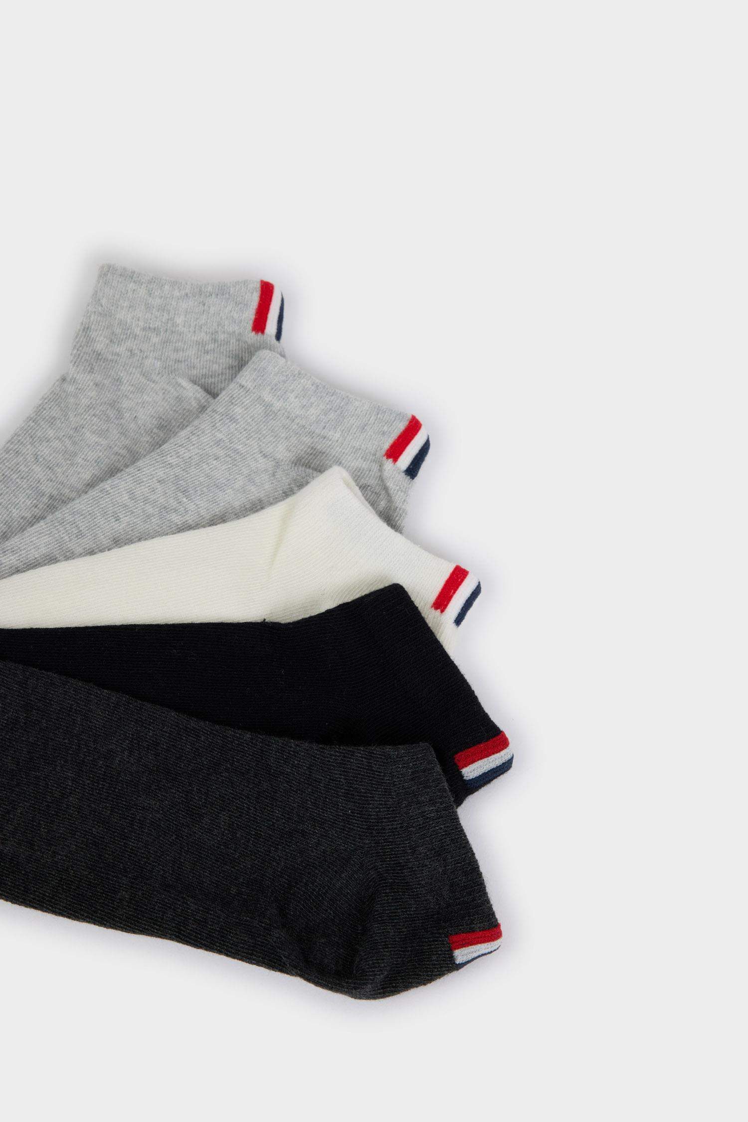 Boy 5 Piece Cotton Short Sockss