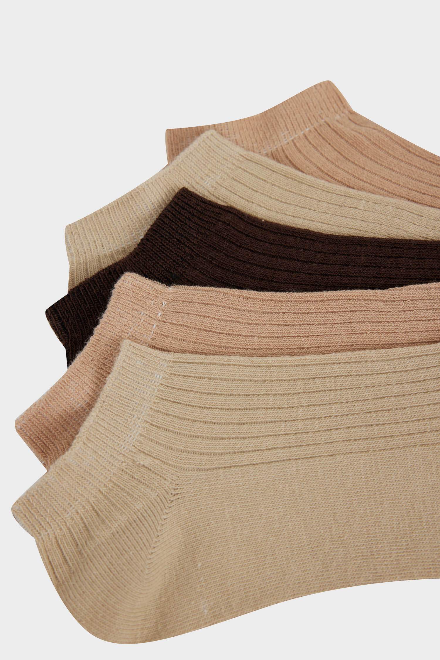 Woman 5 Piece Short Cotton Socks