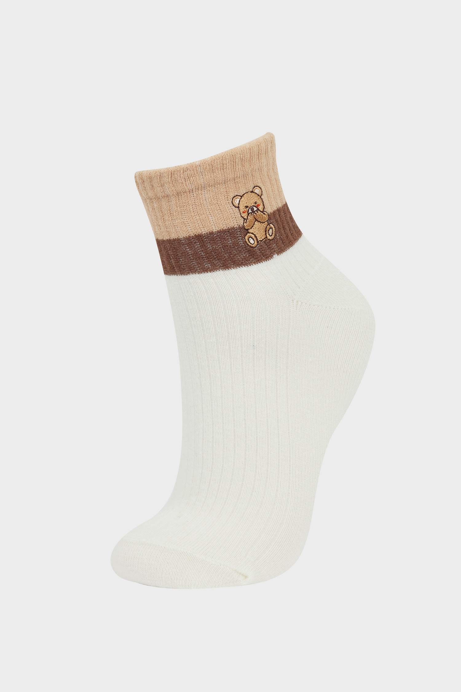 Woman 3 Piece Cotton Ankle Socks