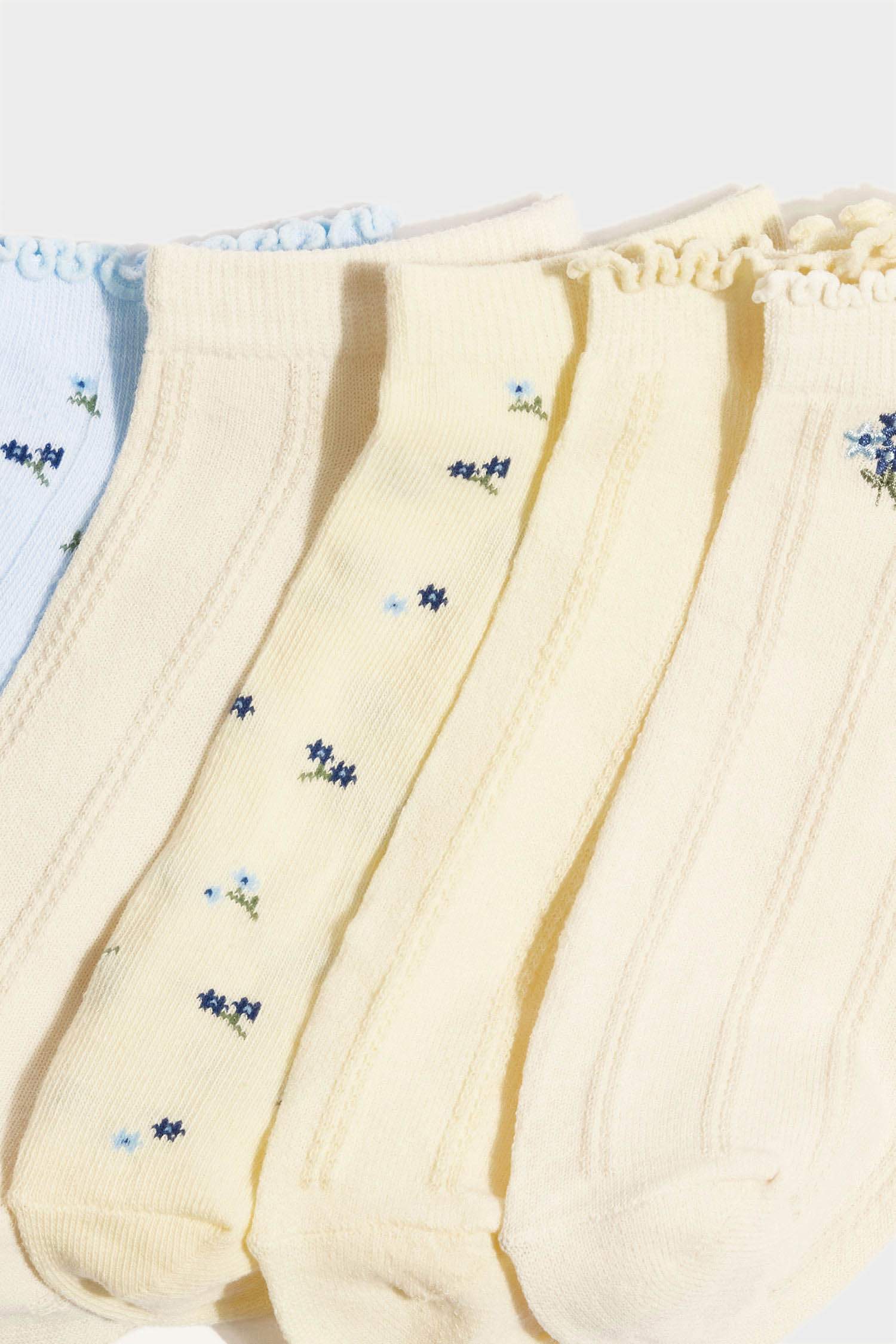 Woman 5 Piece Short Socks