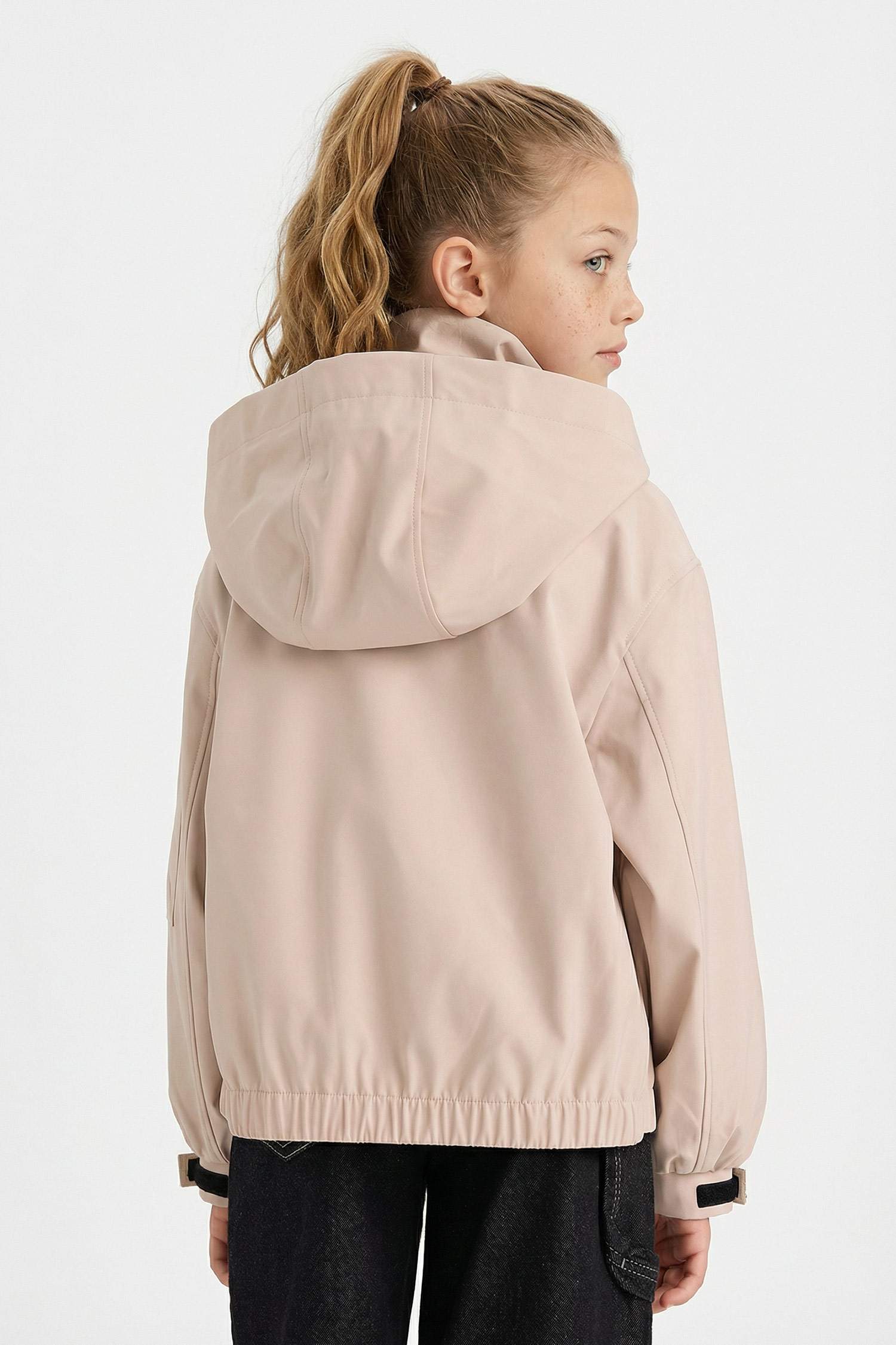 Дождевик с капюшоном для девочек