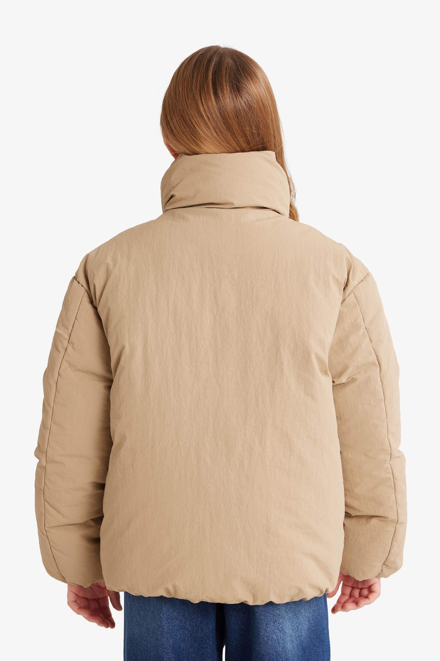 Girl High Neck Puffer Jacket