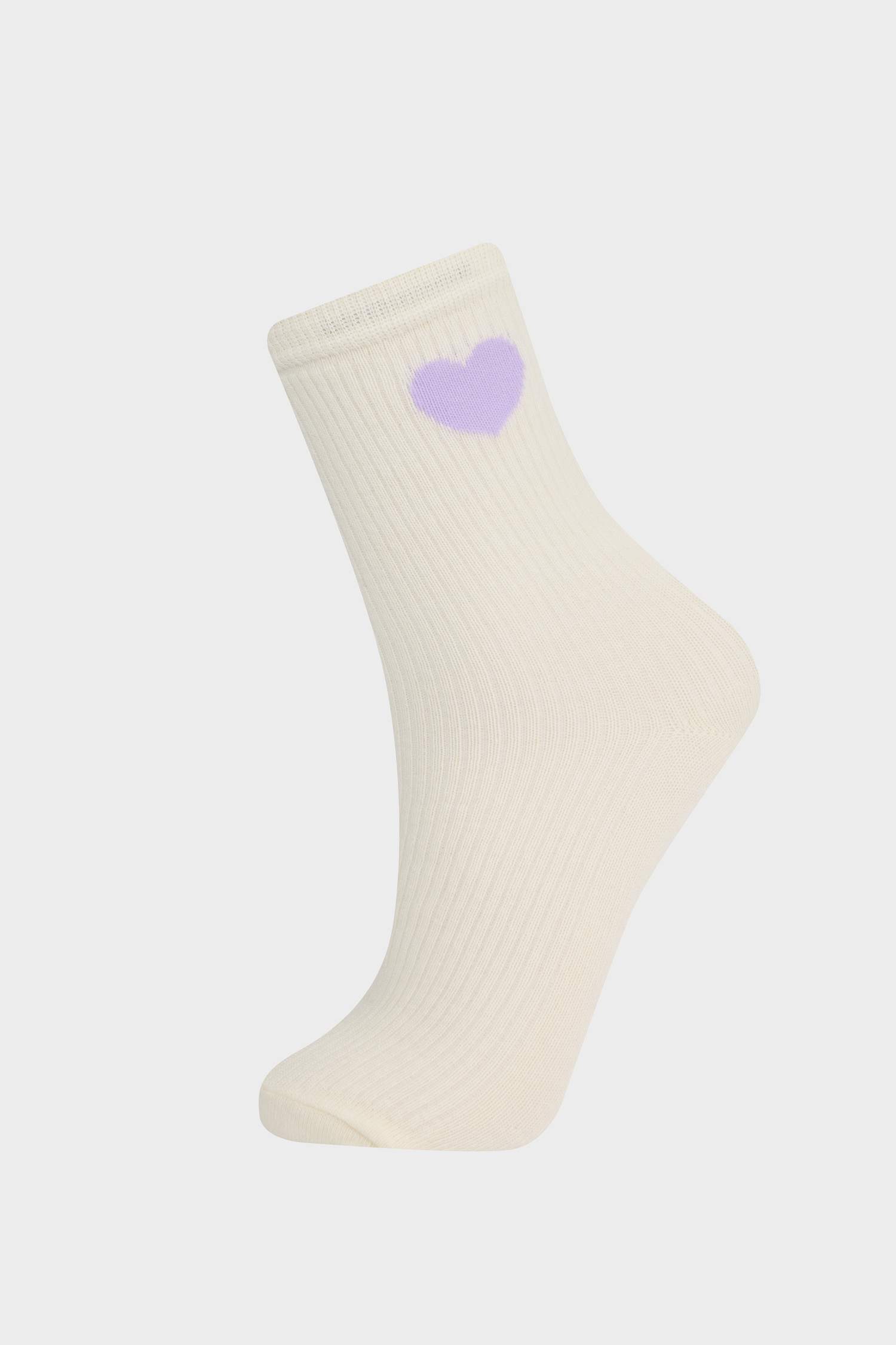 Girl 5 Piece Cotton Long Socks