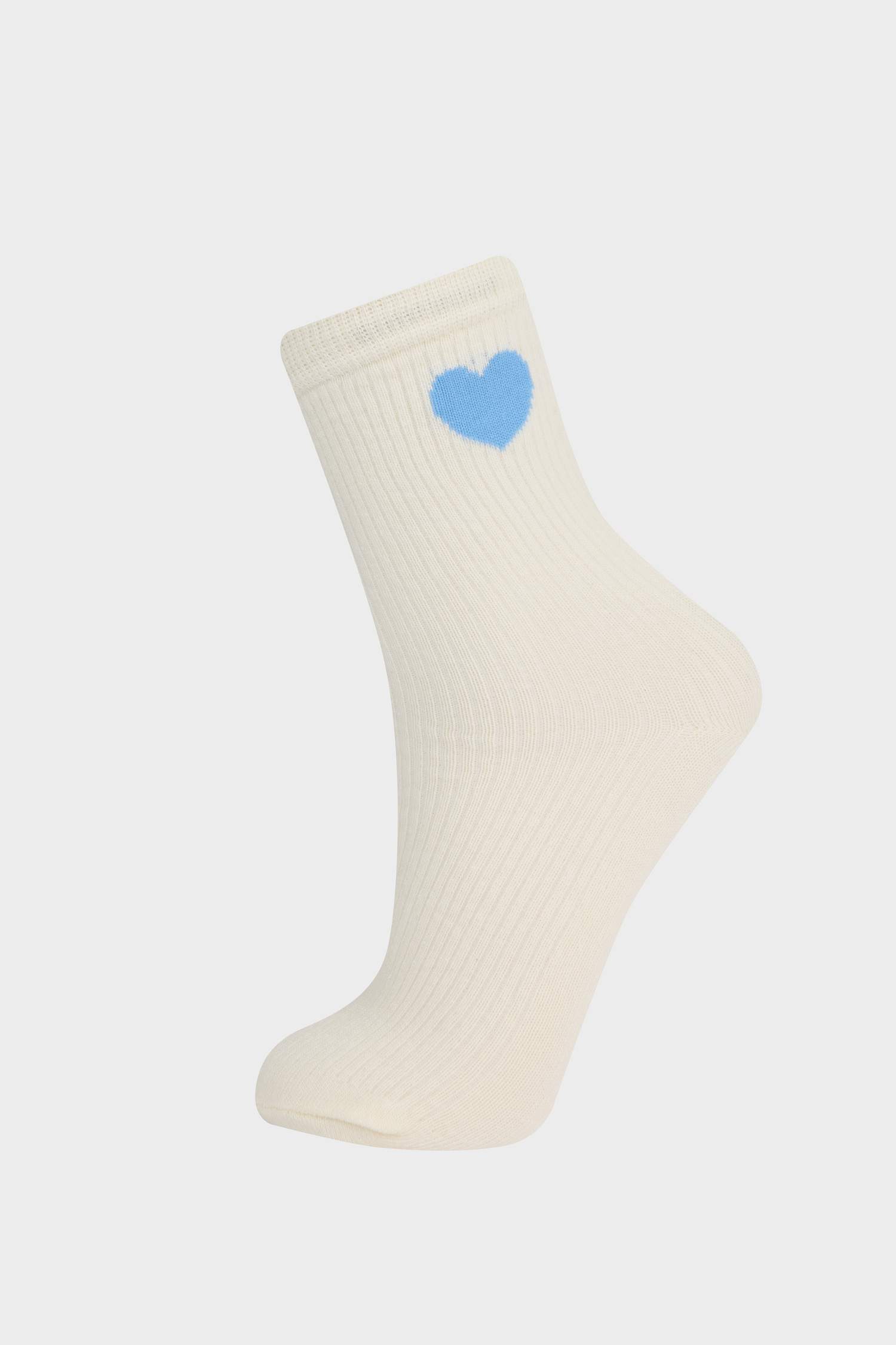 Girl 5 Piece Cotton Long Socks